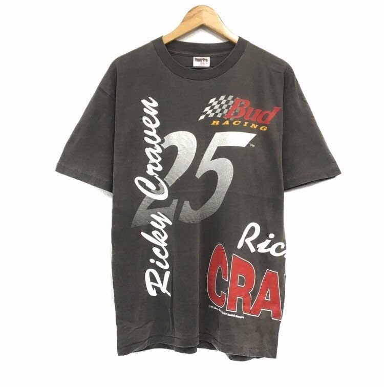 NASCAR Vintage BUD RACING x Ricky Craven Crewneck Tee Size US M / EU 48-50 / 2 - 1 Thumbnail