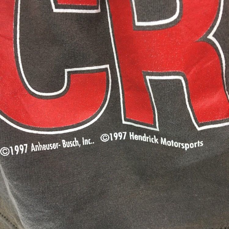 NASCAR Vintage BUD RACING x Ricky Craven Crewneck Tee Size US M / EU 48-50 / 2 - 8 Thumbnail