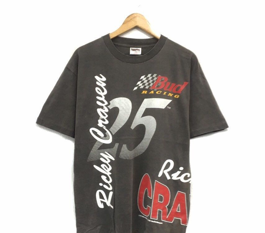 NASCAR Vintage BUD RACING x Ricky Craven Crewneck Tee Size US M / EU 48-50 / 2 - 4 Thumbnail