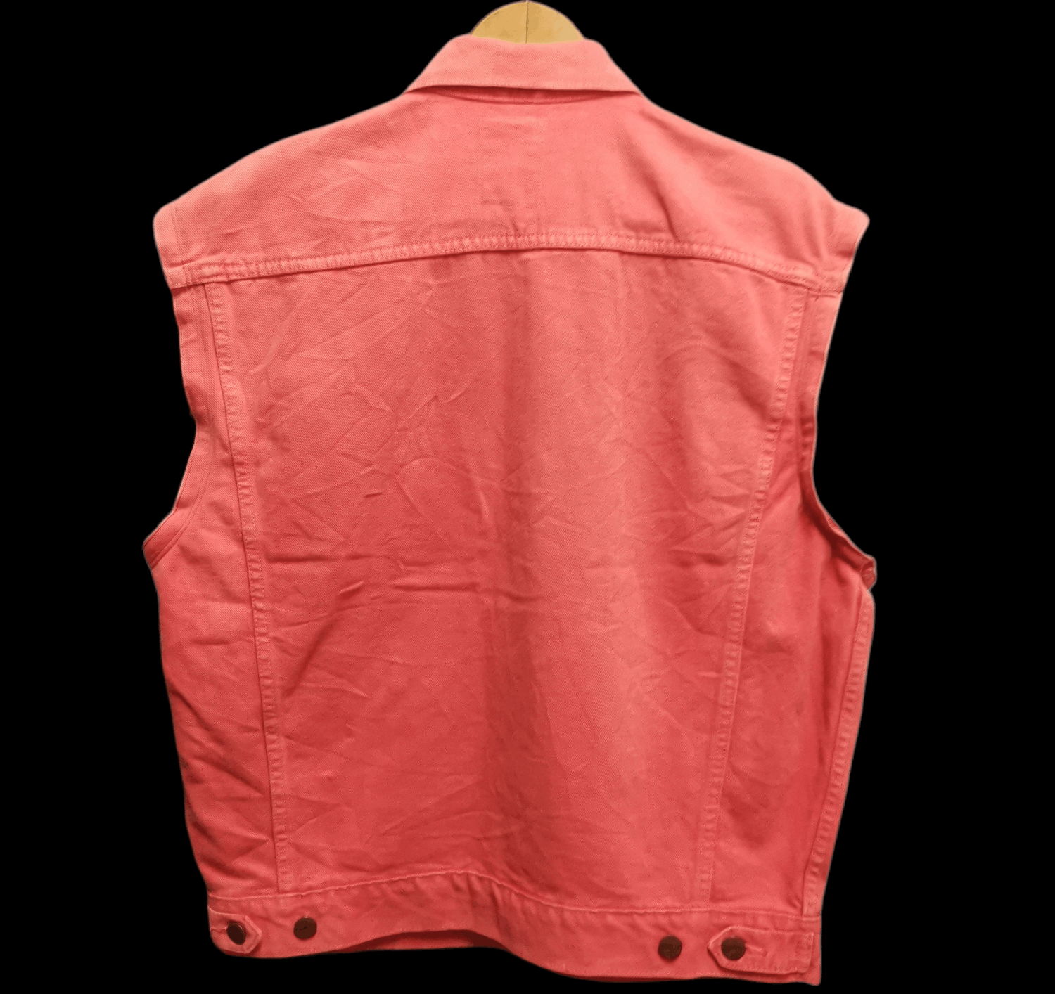 Edwin × Japanese Brand × Vintage Vintage Distressed Edwin Denim Jacket Without Sleeve Size US L / EU 52-54 / 3 - 4 Thumbnail