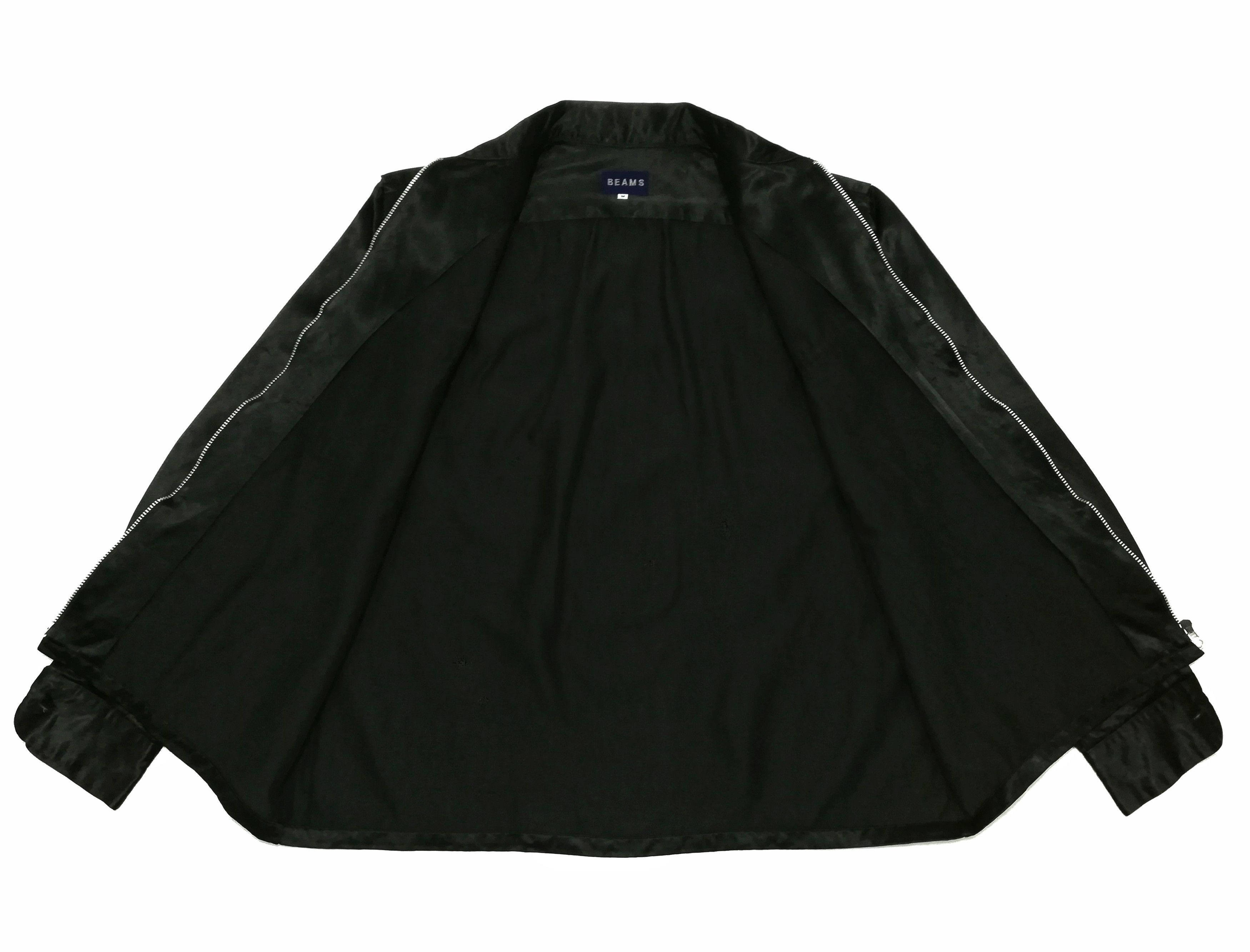 Beams Plus × Japanese Brand 🔥GRAIL Rare Beams Shining Acetate / Cotton Zipper Jackets Size US S / EU 44-46 / 1 - 5 Thumbnail