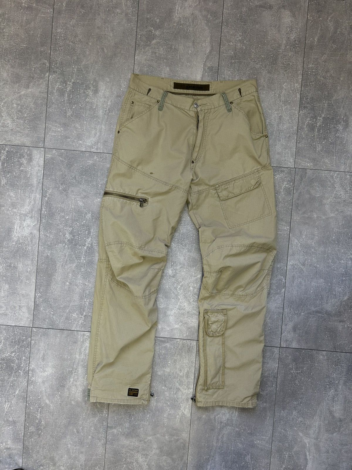 G-Star Mens Vintage G Star Raw Army Elwood Pants cargo y2k rare Size US 33 - 1 Thumbnail