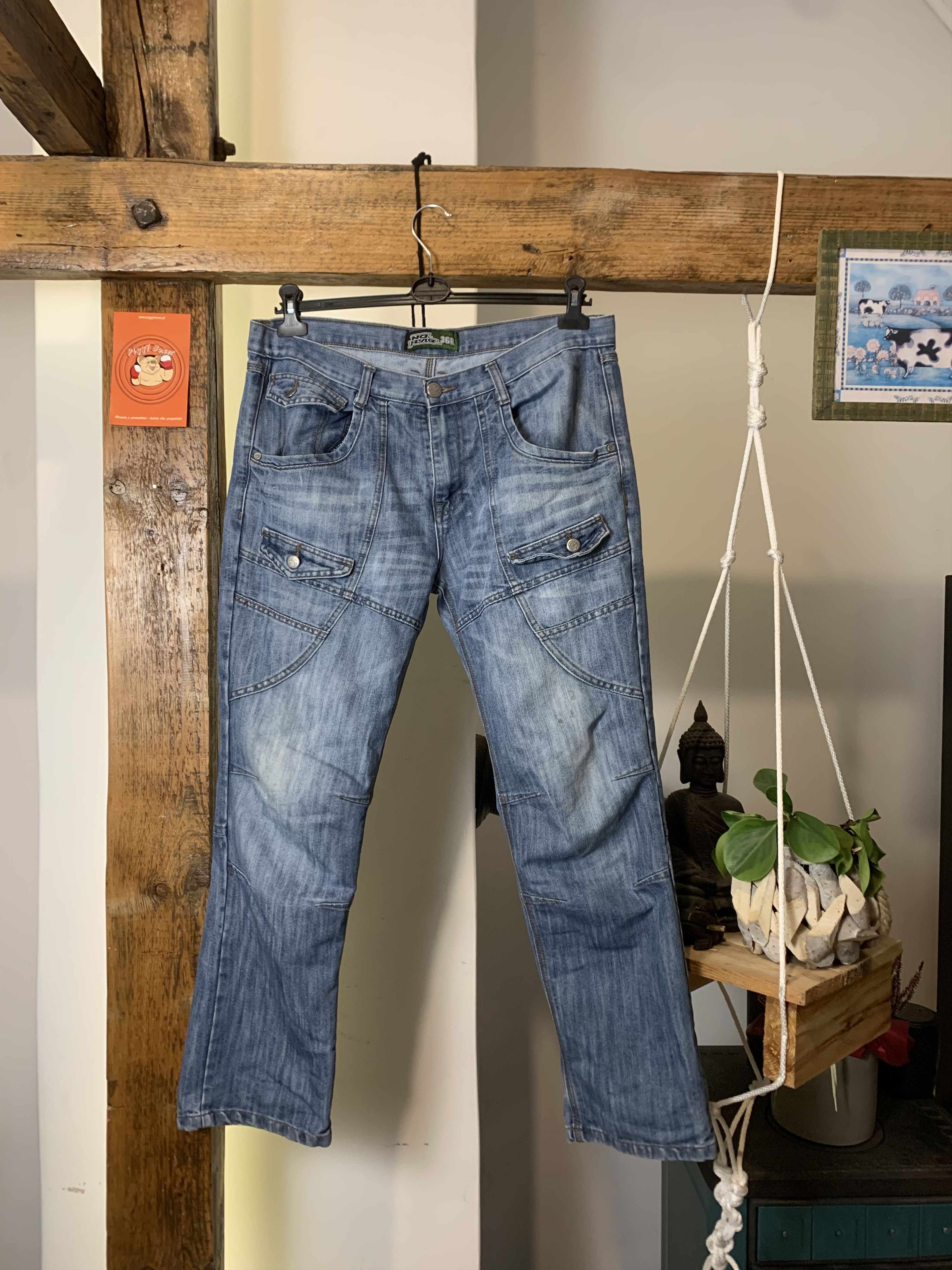 Japanese Brand × No Fear Vintage No Fear Cargo Denim Size US 36 / EU 52 - 1 Thumbnail