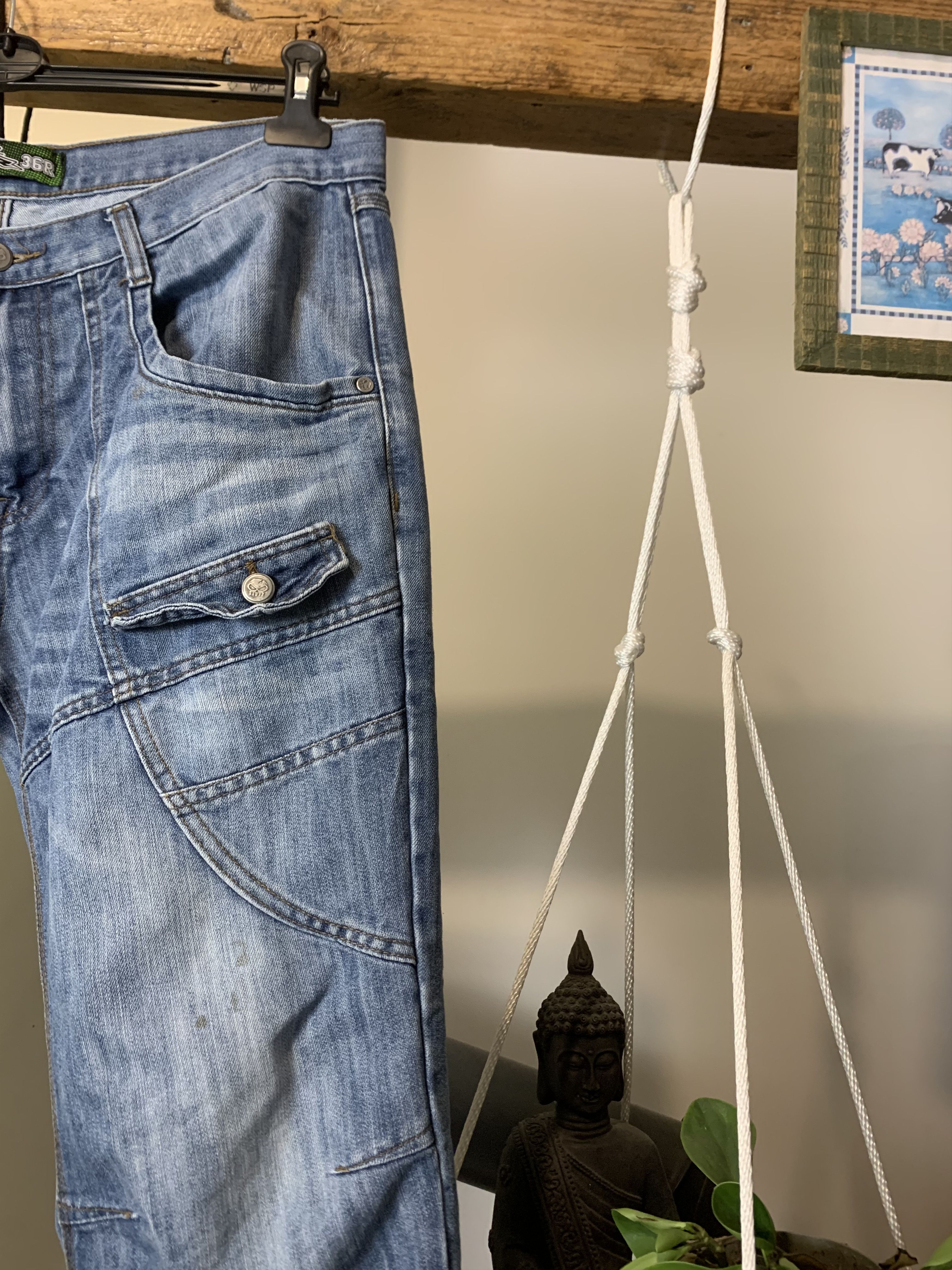 Japanese Brand × No Fear Vintage No Fear Cargo Denim Size US 36 / EU 52 - 3 Thumbnail