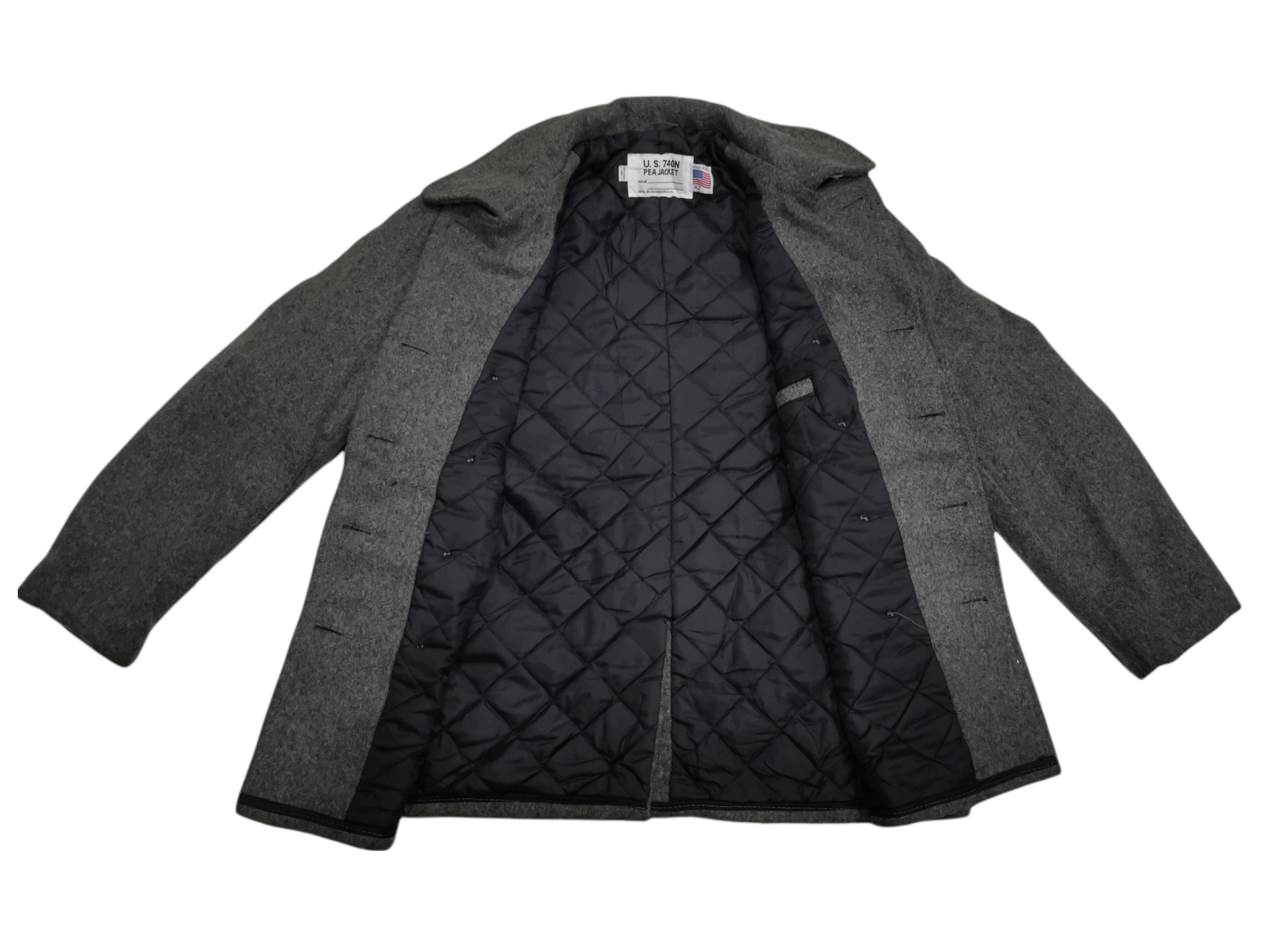 Schott × Vintage Vintage U.S 740N Pea Jacket By Schott ® N.Y.C Size US M / EU 48-50 / 2 - 5 Thumbnail