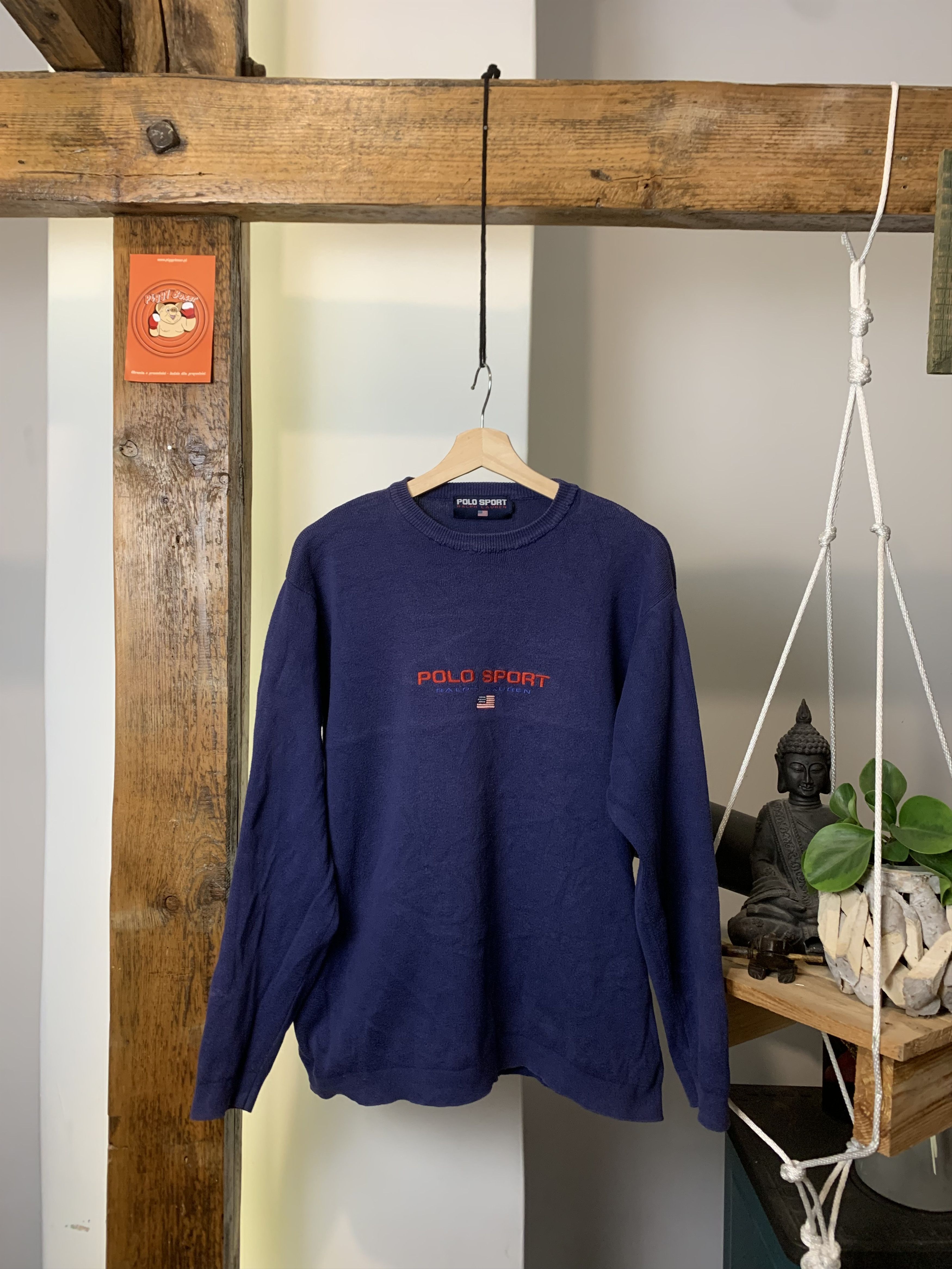 Polo Ralph Lauren × Vintage Vintage Polo Sport Ralph Lauren Flag Central Logo Size US L / EU 52-54 / 3 - 1 Thumbnail