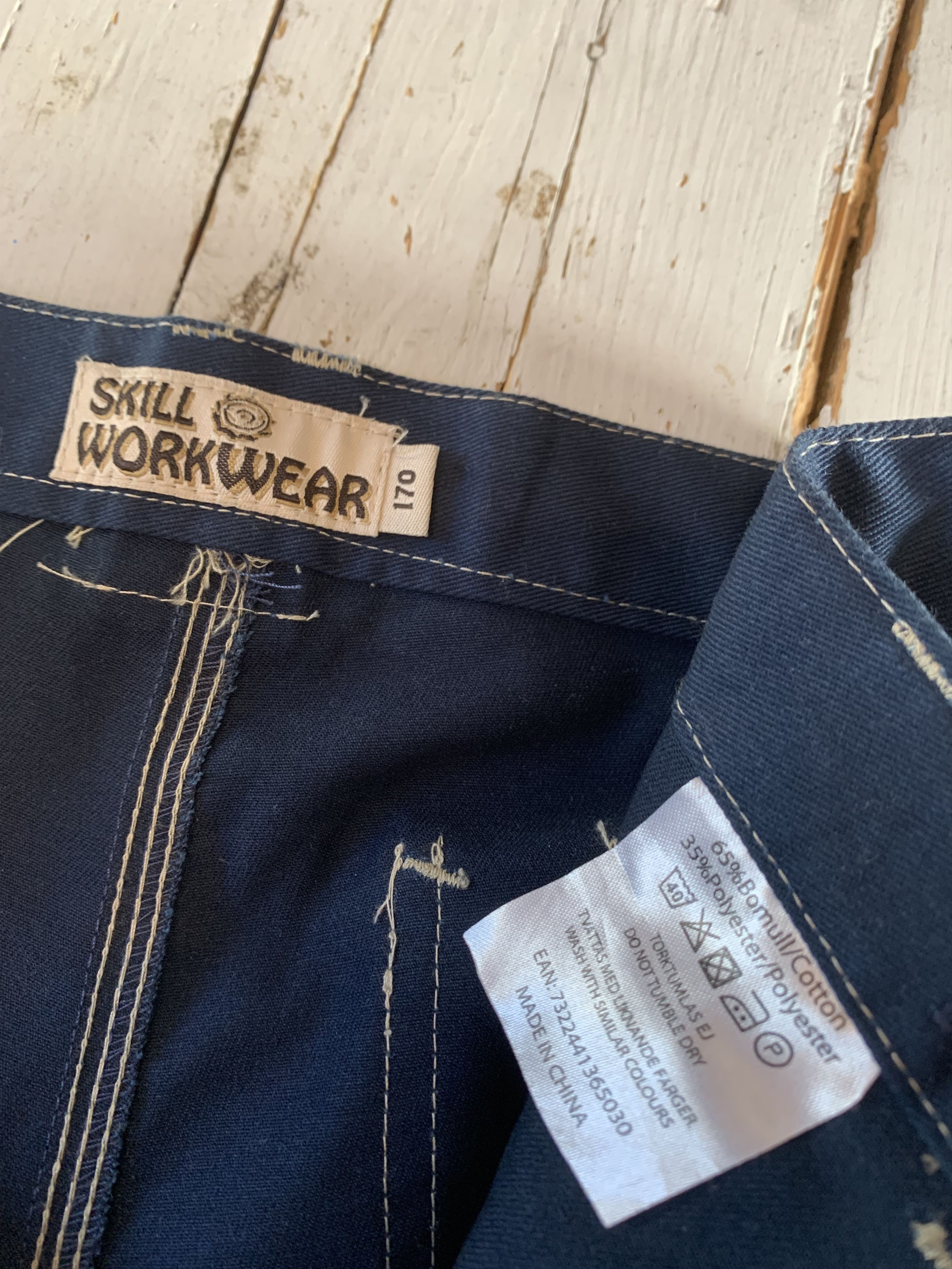 Japanese Brand × Vintage Vintage Workwear Double Knee Carhartt Style Cargo Pants Size US 30 / EU 46 - 8 Thumbnail