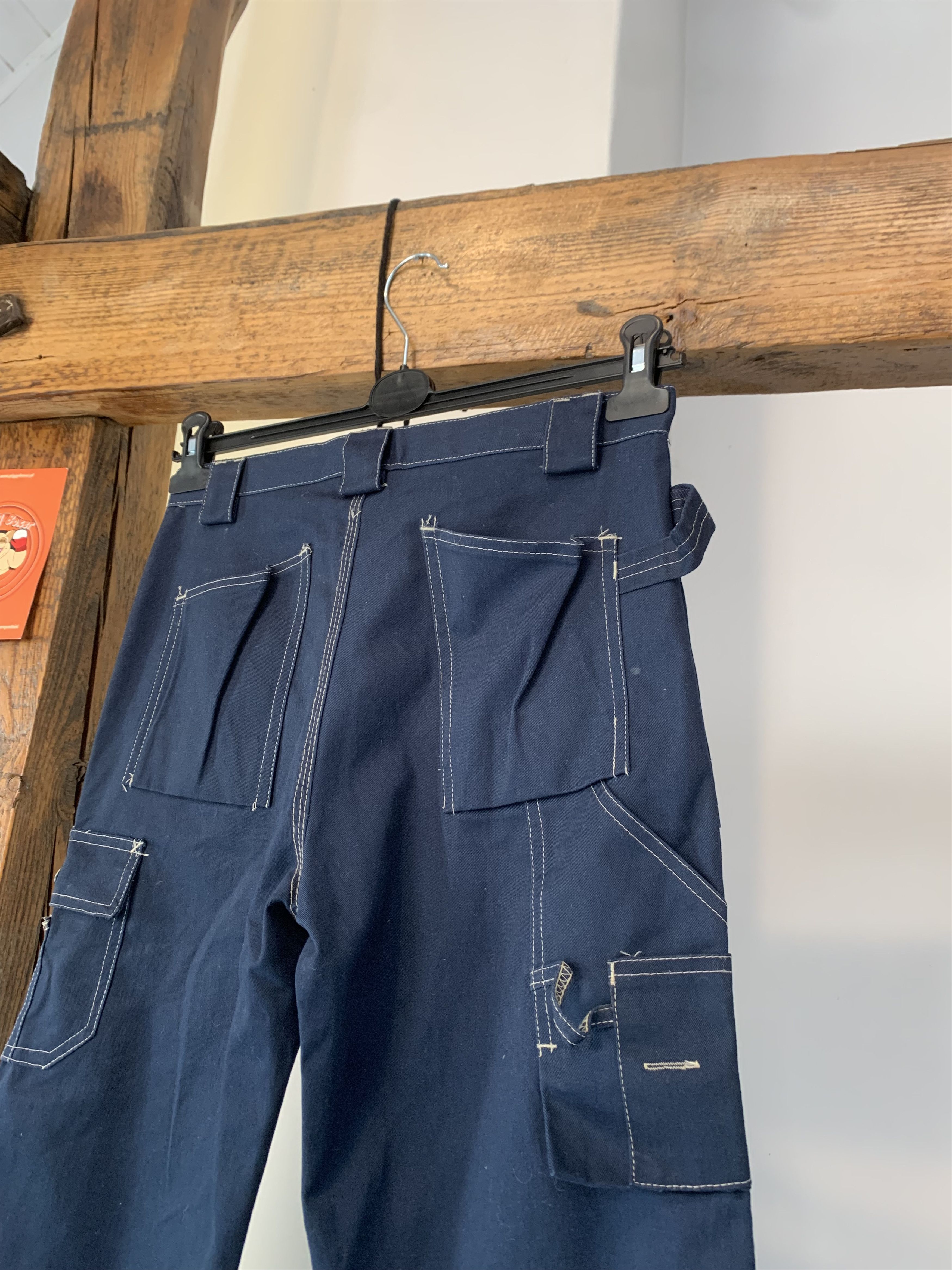 Japanese Brand × Vintage Vintage Workwear Double Knee Carhartt Style Cargo Pants Size US 30 / EU 46 - 6 Thumbnail