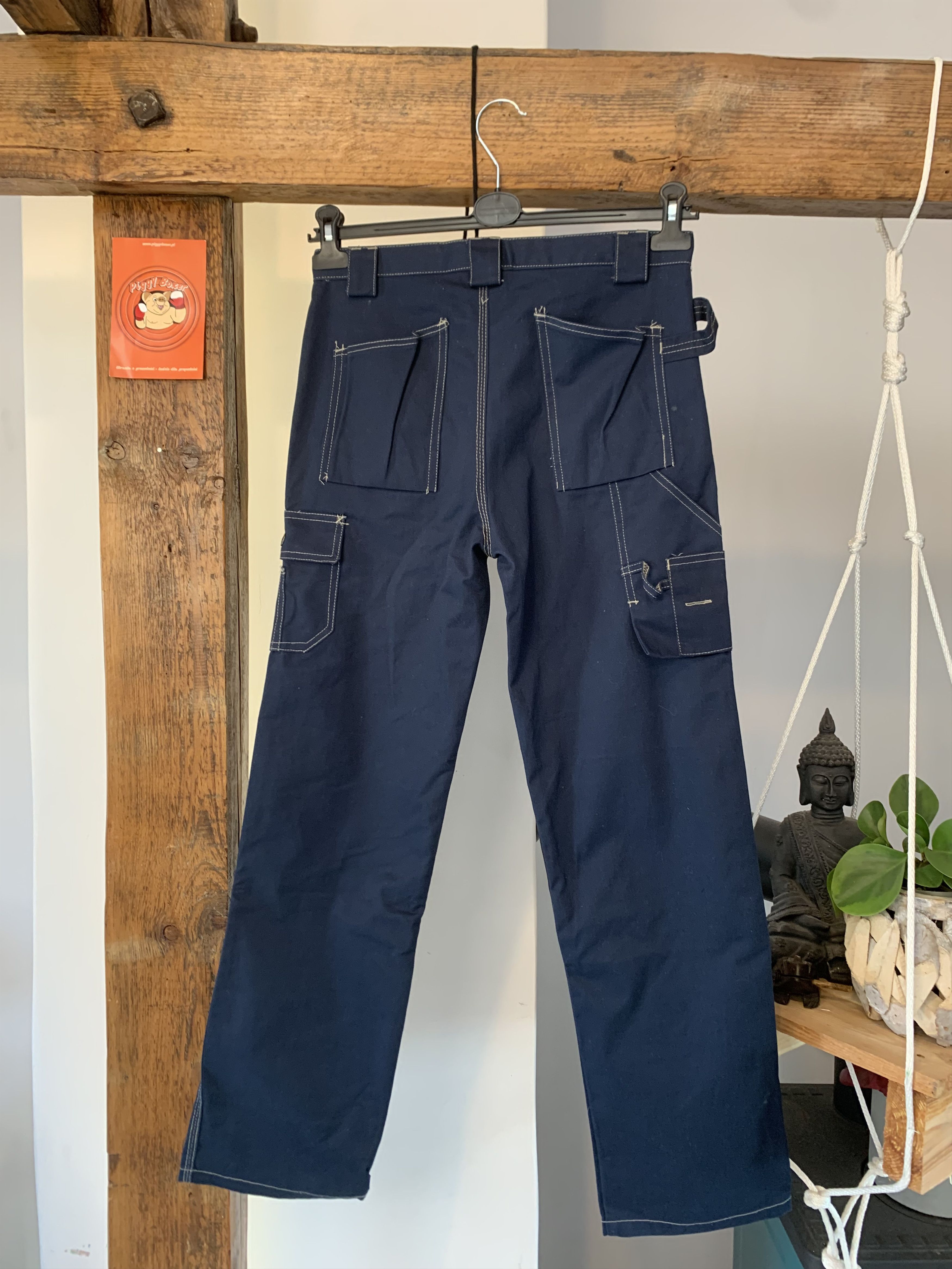 Japanese Brand × Vintage Vintage Workwear Double Knee Carhartt Style Cargo Pants Size US 30 / EU 46 - 2 Thumbnail