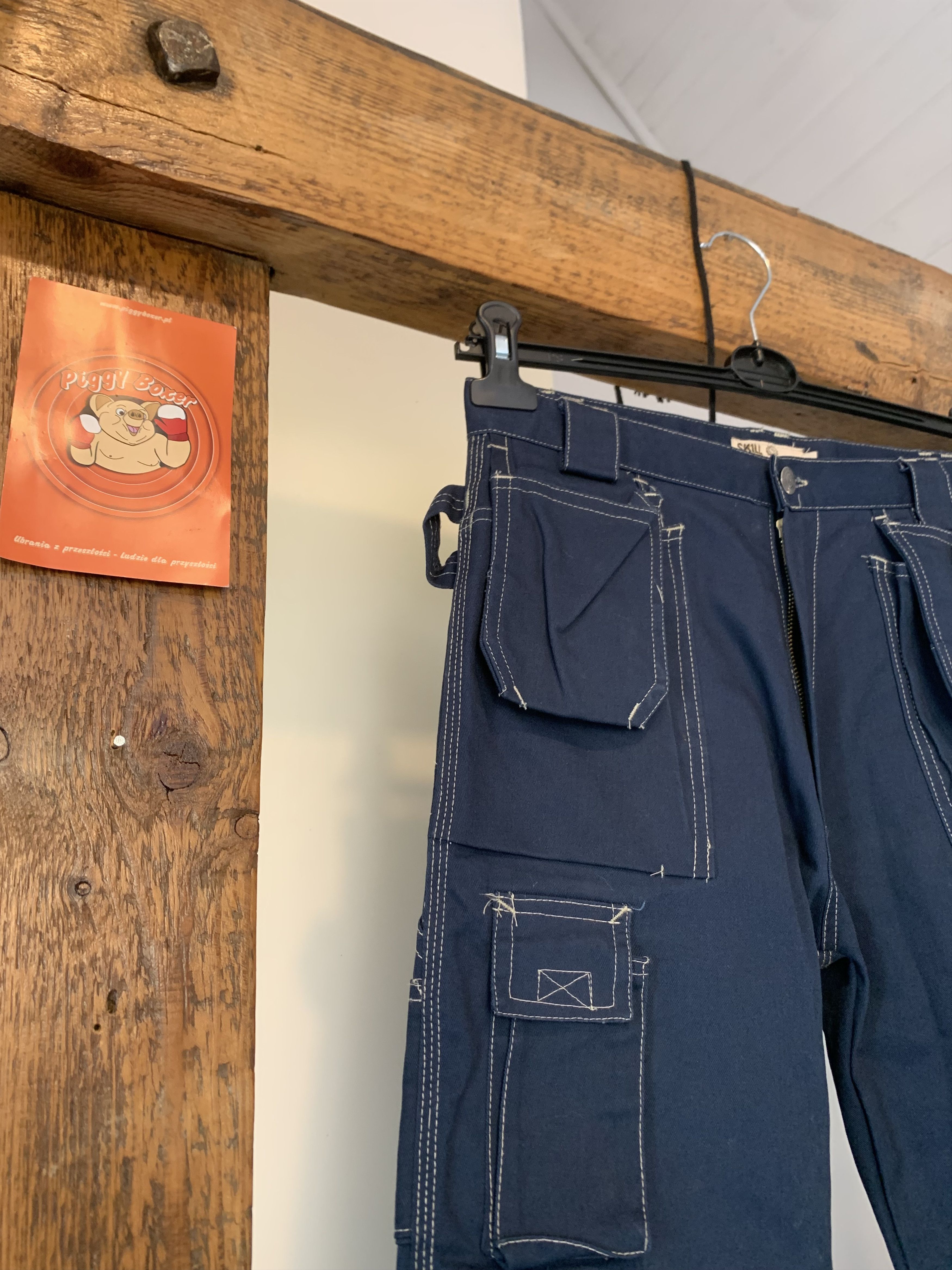 Japanese Brand × Vintage Vintage Workwear Double Knee Carhartt Style Cargo Pants Size US 30 / EU 46 - 3 Thumbnail