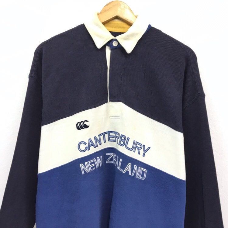 Canterbury of New Zealand × Sports Specialties × Vintage CANTERBURY Multicolour Polos Sweatshirt Size US L / EU 52-54 / 3 - 5 Thumbnail