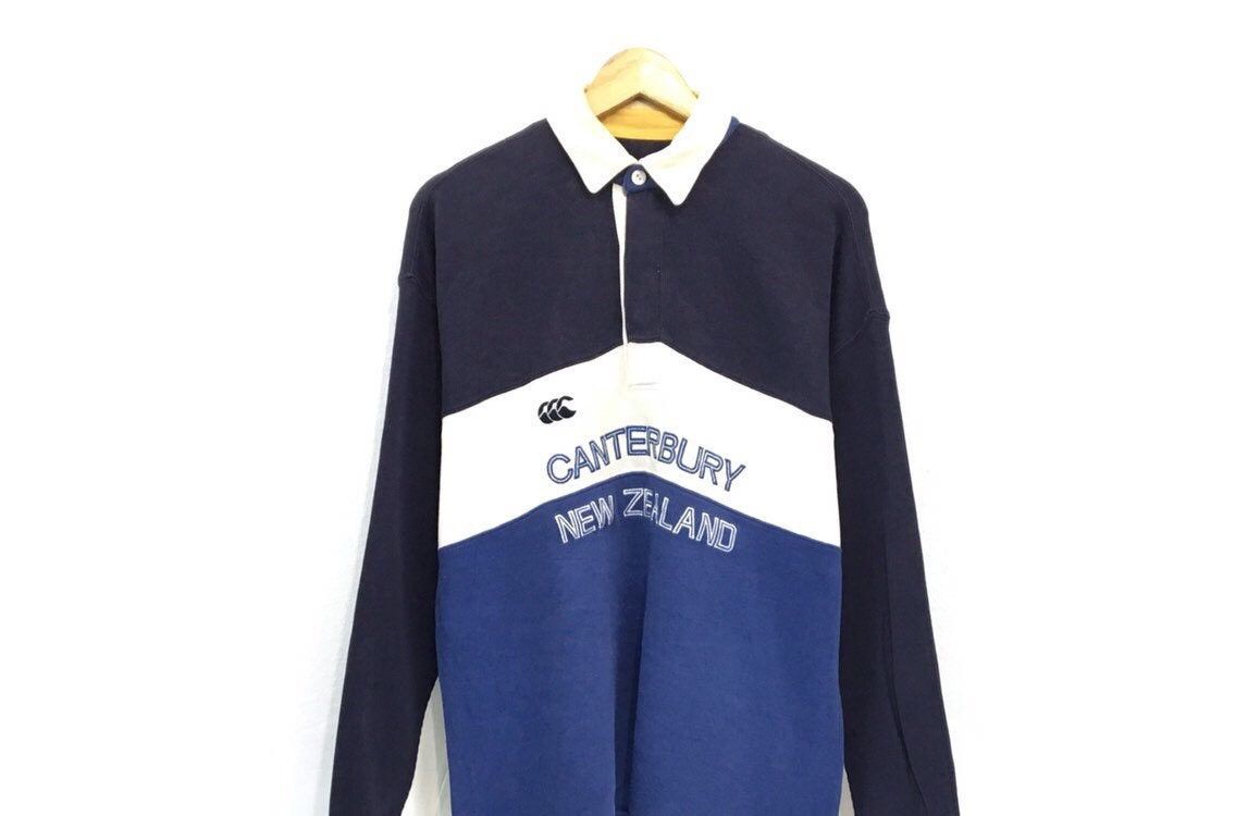 Canterbury of New Zealand × Sports Specialties × Vintage CANTERBURY Multicolour Polos Sweatshirt Size US L / EU 52-54 / 3 - 4 Thumbnail