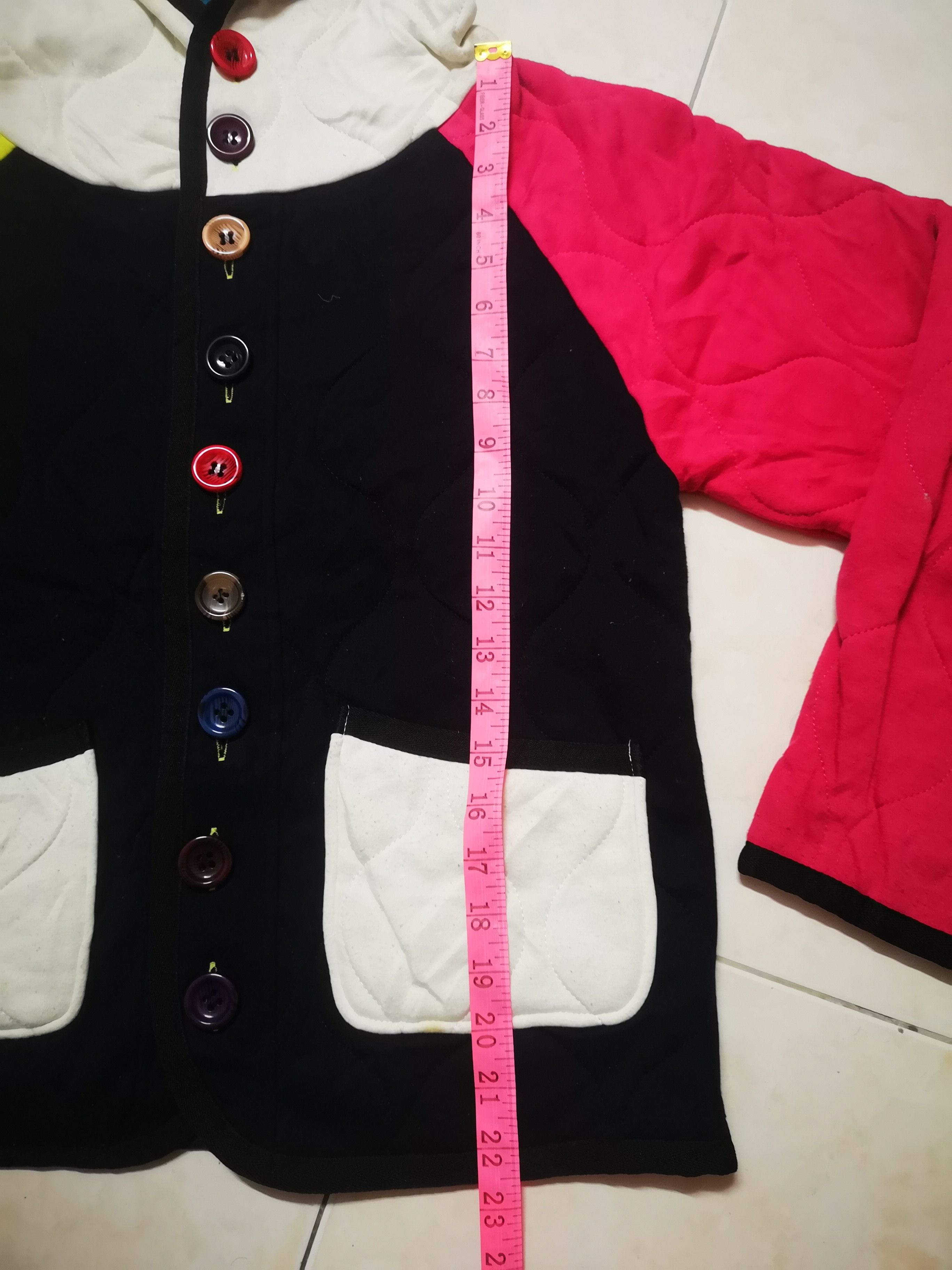 Designer Magic Mind Multicolour Button Hoodie Size M / US 6-8 / IT 42-44 - 10 Thumbnail