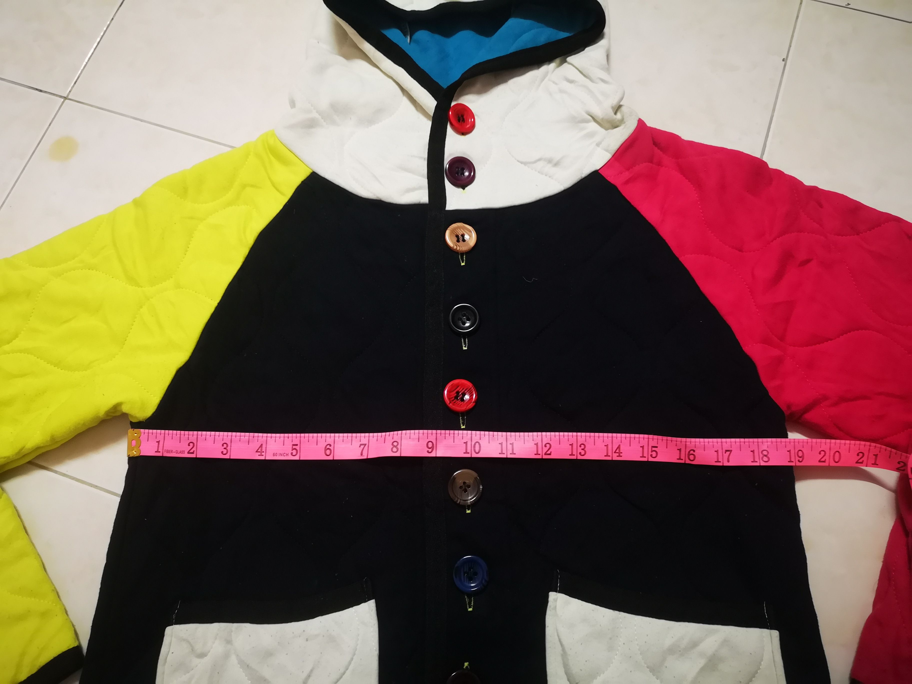 Designer Magic Mind Multicolour Button Hoodie Size M / US 6-8 / IT 42-44 - 9 Thumbnail