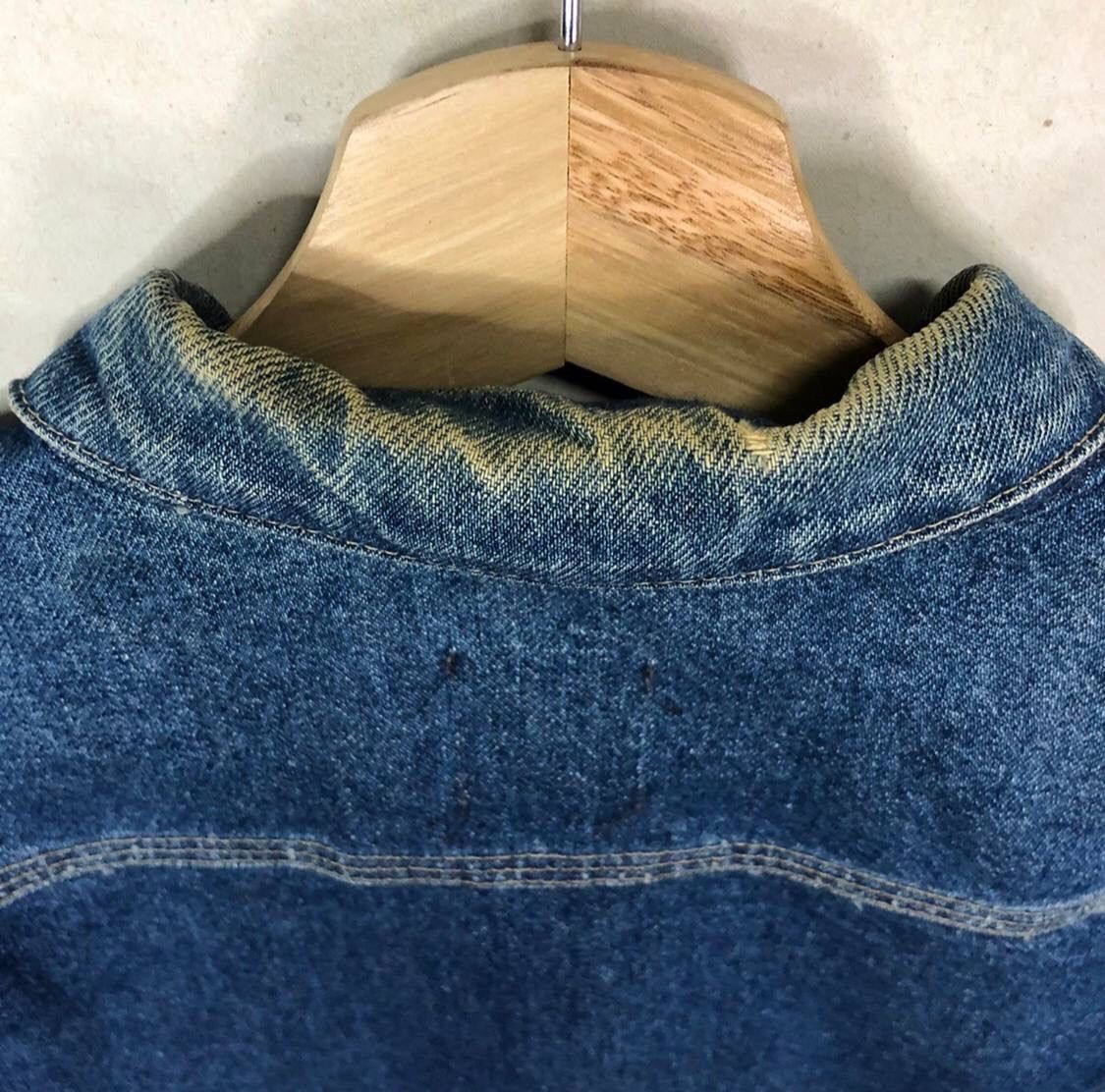 Carhartt RARE!! Vintage Carhatt Trucker Denim Jacket Hot Design Size US L / EU 52-54 / 3 - 10 Thumbnail