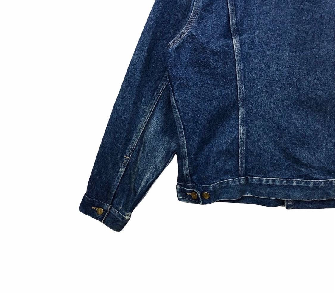 Carhartt RARE!! Vintage Carhatt Trucker Denim Jacket Hot Design Size US L / EU 52-54 / 3 - 7 Thumbnail