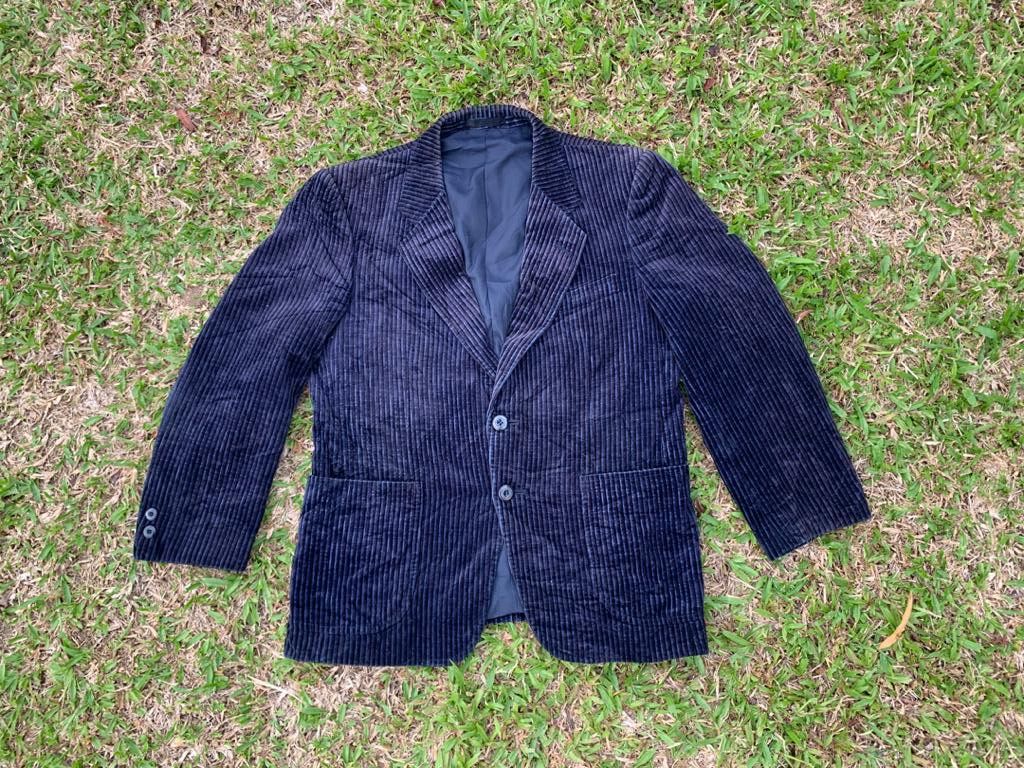 Designer × Japanese Brand × Vintage Niedieck Brilliant Velvet Blazer Size 38R - 3 Thumbnail