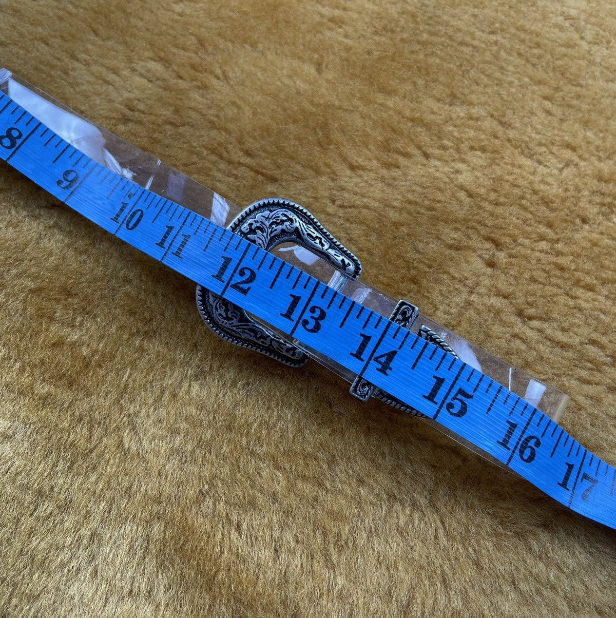 Japanese Brand two buckle transparent belt Size 32 - 5 Thumbnail