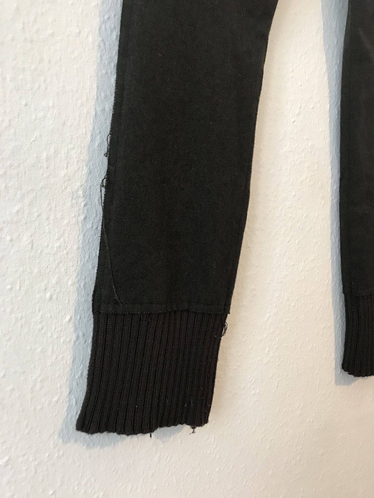 Undercover 07 AW "Knit" Wool Multi-Fabric Lighting Bolt Trousers Size US 31 - 9 Thumbnail