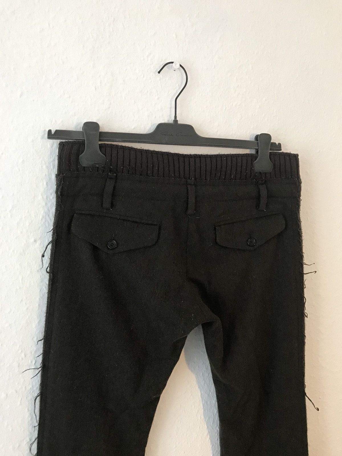 Undercover 07 AW "Knit" Wool Multi-Fabric Lighting Bolt Trousers Size US 31 - 8 Thumbnail