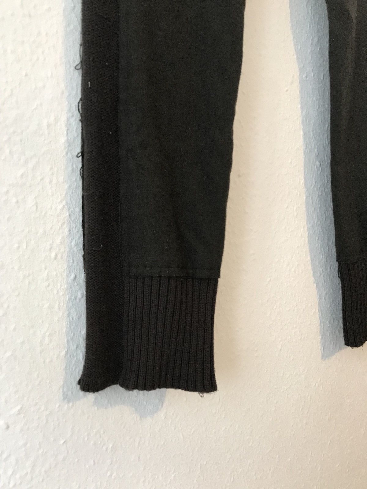 Undercover 07 AW "Knit" Wool Multi-Fabric Lighting Bolt Trousers Size US 31 - 2 Thumbnail