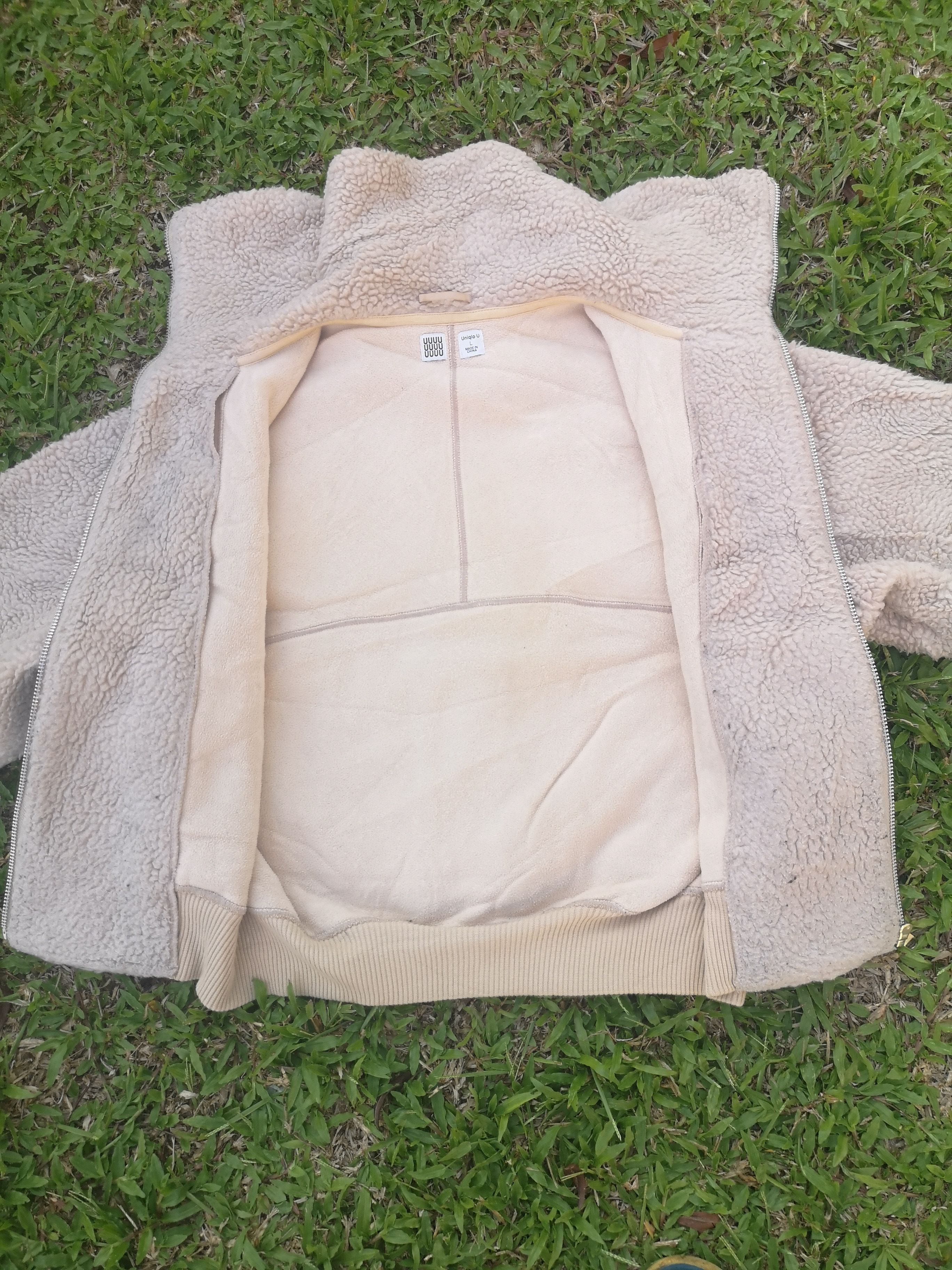 Japanese Brand × Lemaire × Uniqlo Uniqlo UUU X Lemaire Sherpa Cropped Jacket Size L / US 10 / IT 46 - 8 Thumbnail