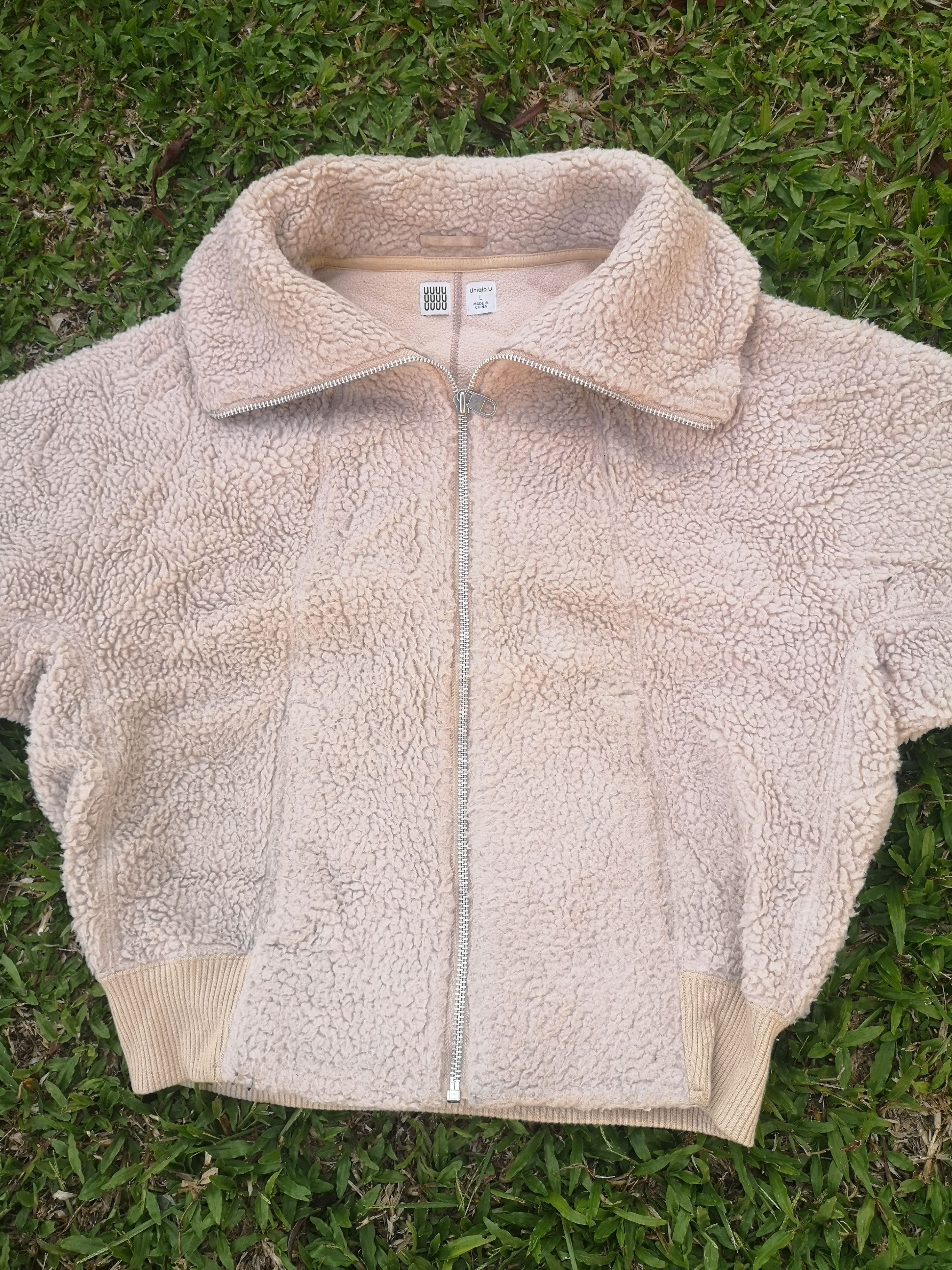 Japanese Brand × Lemaire × Uniqlo Uniqlo UUU X Lemaire Sherpa Cropped Jacket Size L / US 10 / IT 46 - 5 Thumbnail