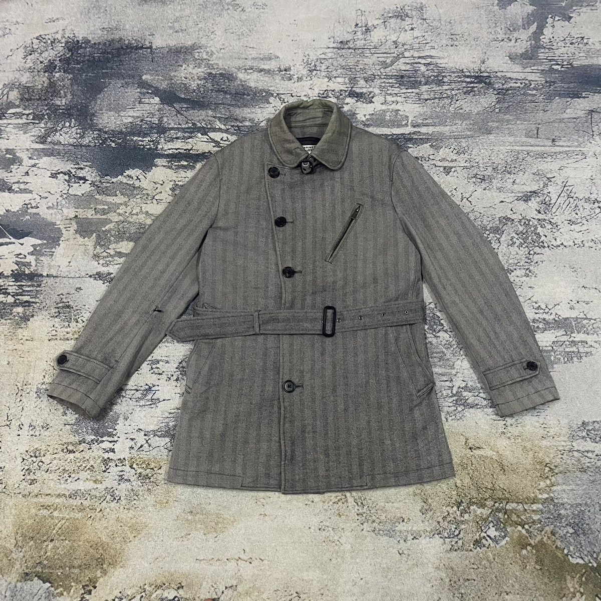 Designer × Katharine Hamnett London Steals🔥 Vintage Katharine Hamnett London Trech Coat Size L / US 10 / IT 46 - 1 Thumbnail