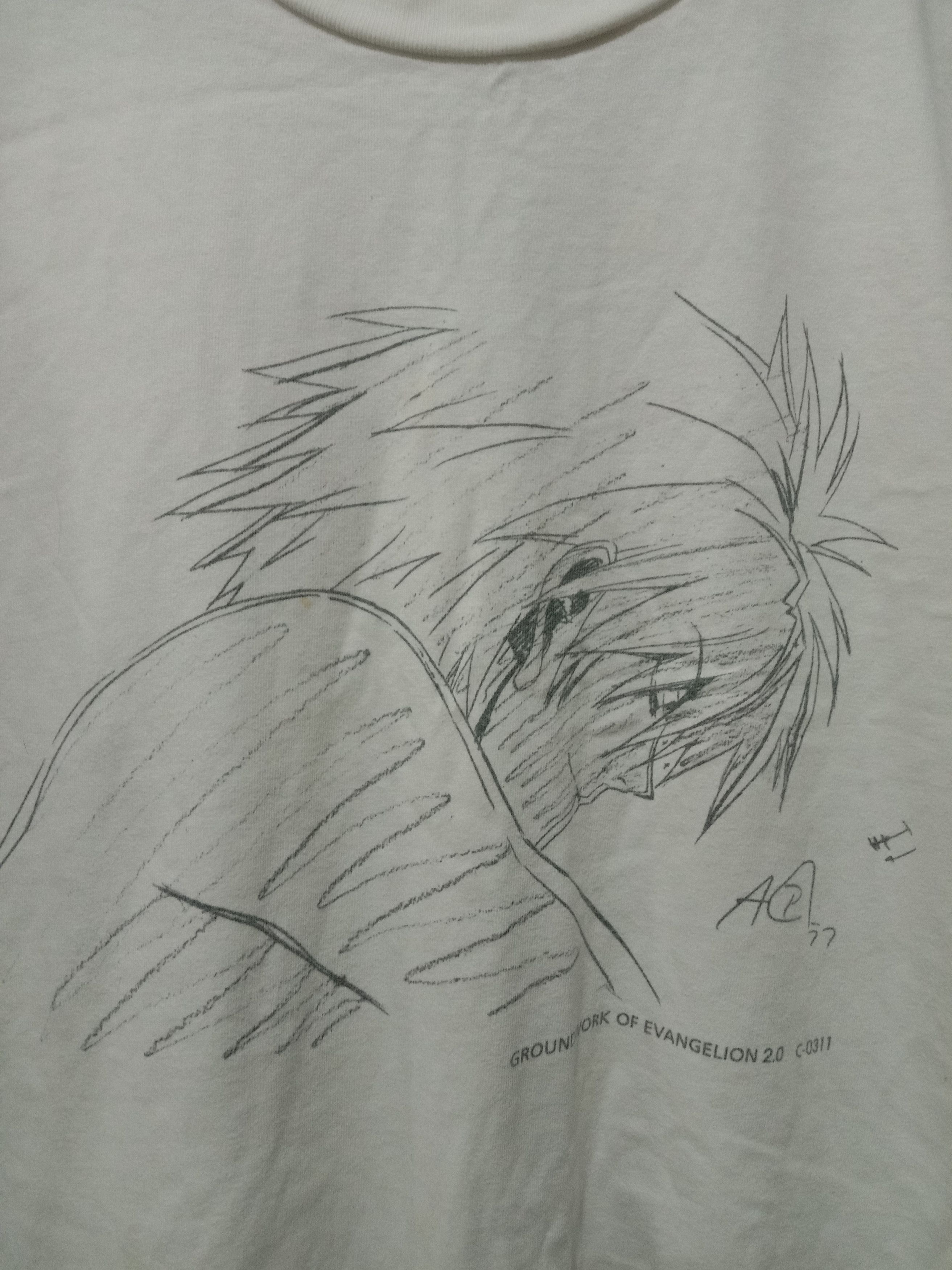 Anime × Japanese Brand × Vintage Vintage Evangelion Anime Tee Size US M / EU 48-50 / 2 - 2 Thumbnail