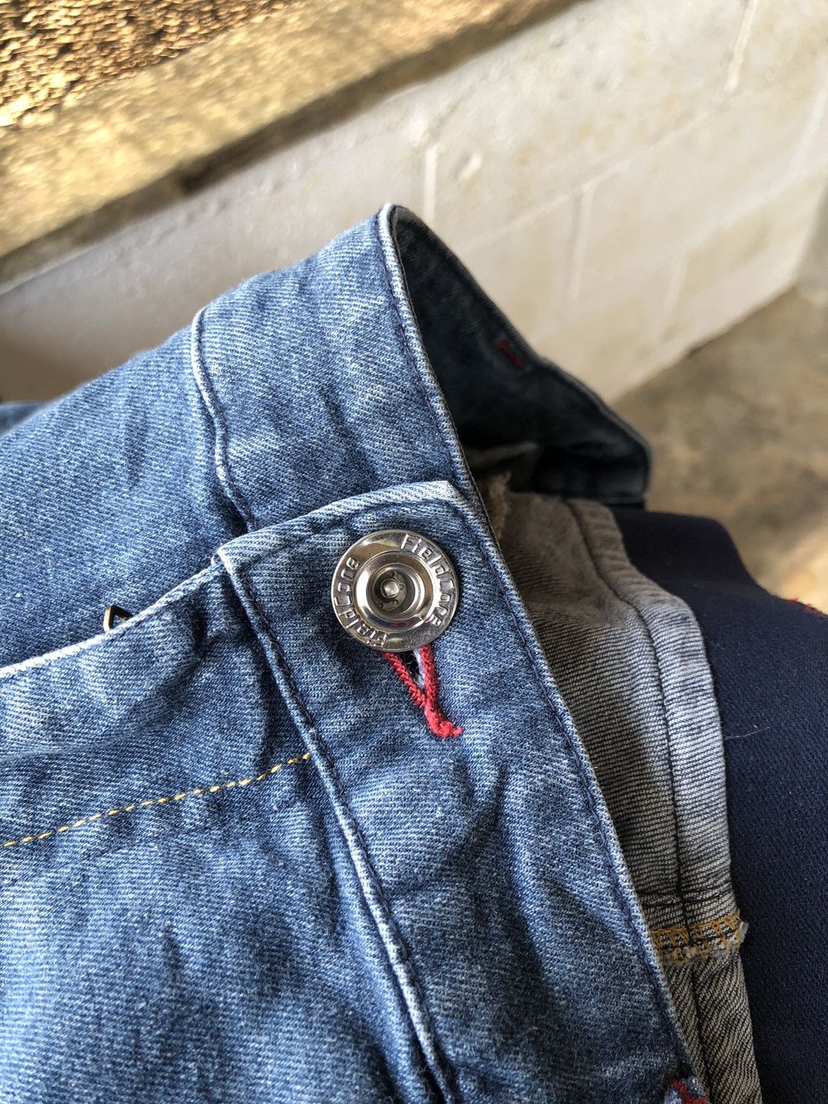 Japanese Brand Fieldcore Cargo Denim Jeans Destress Size US 38 / EU 54 - 9 Thumbnail