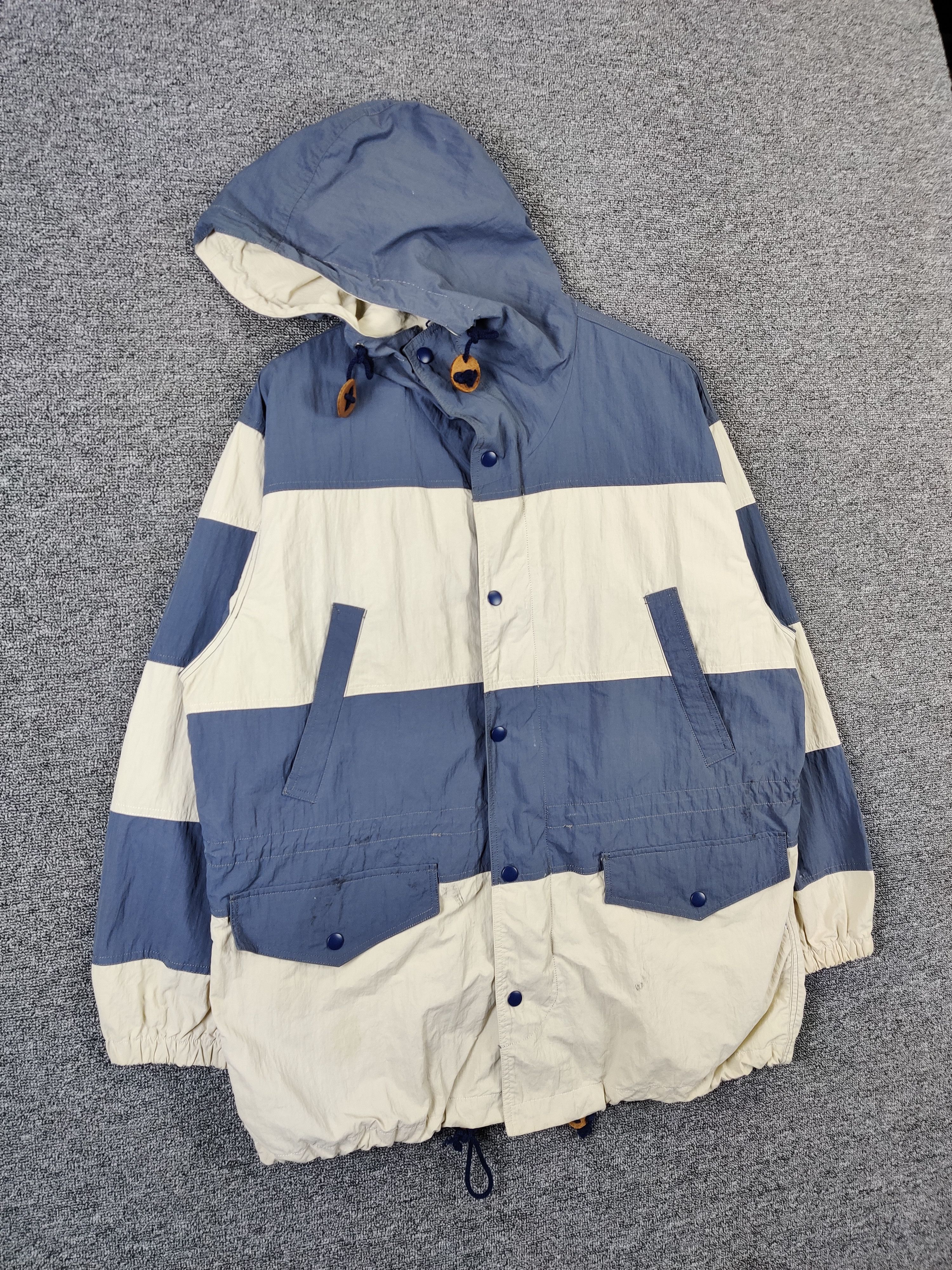 Japanese Brand Vintage American Flavor Scene Stripe Hoodie Jacket Size US L / EU 52-54 / 3 - 6 Thumbnail