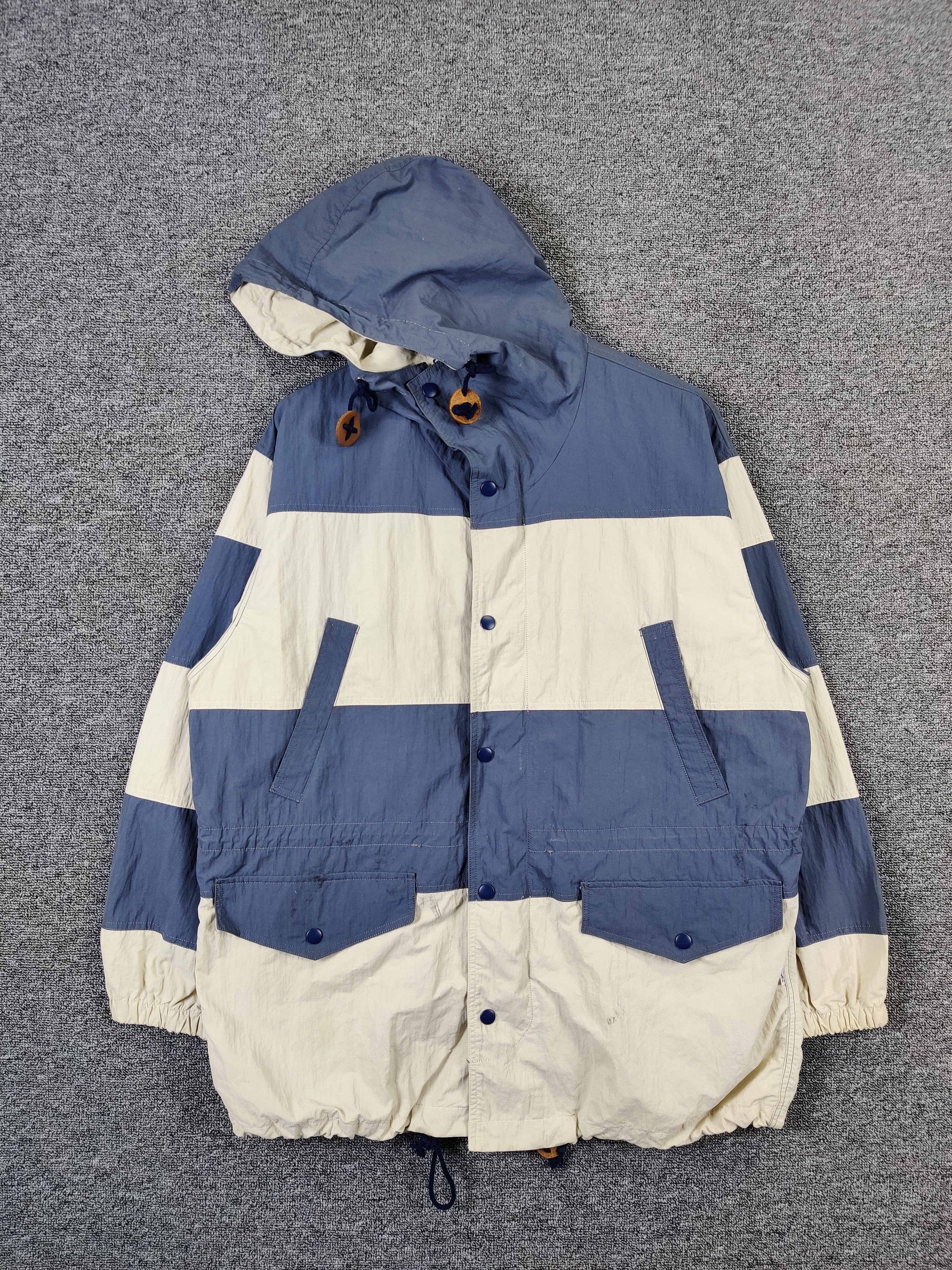 Japanese Brand Vintage American Flavor Scene Stripe Hoodie Jacket Size US L / EU 52-54 / 3 - 1 Thumbnail
