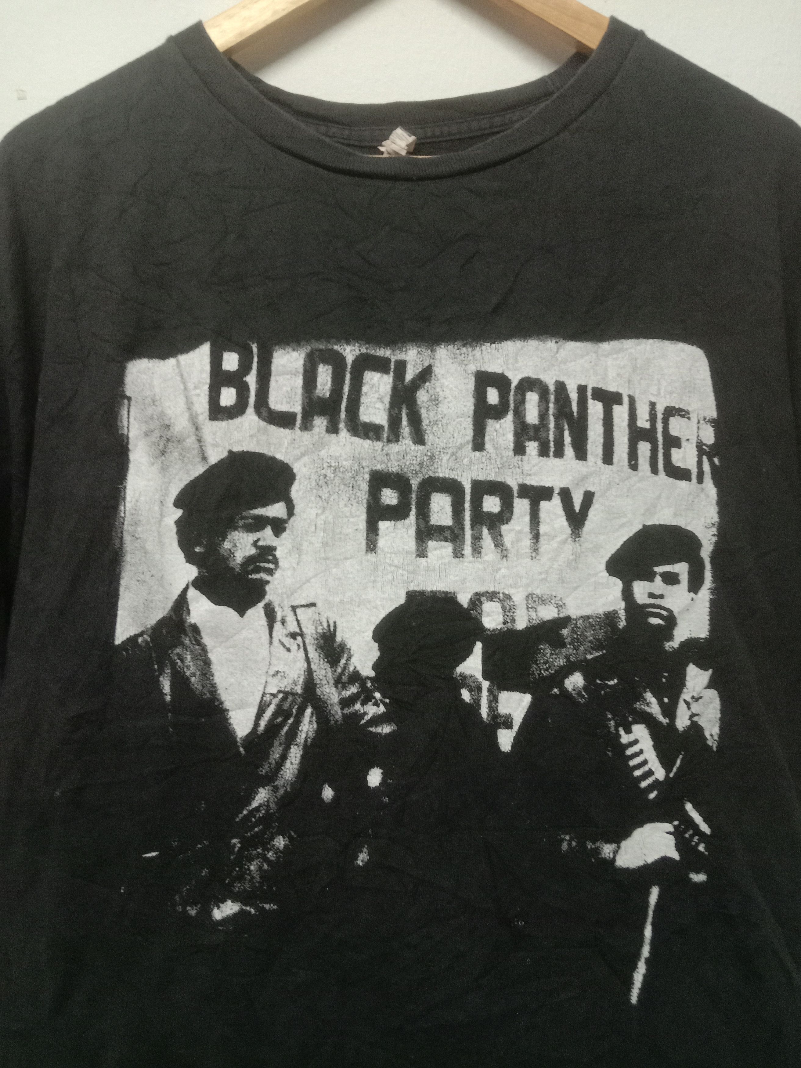 Vintage Vintage Black Panther Party Tee Size US XL / EU 56 / 4 - 4 Thumbnail