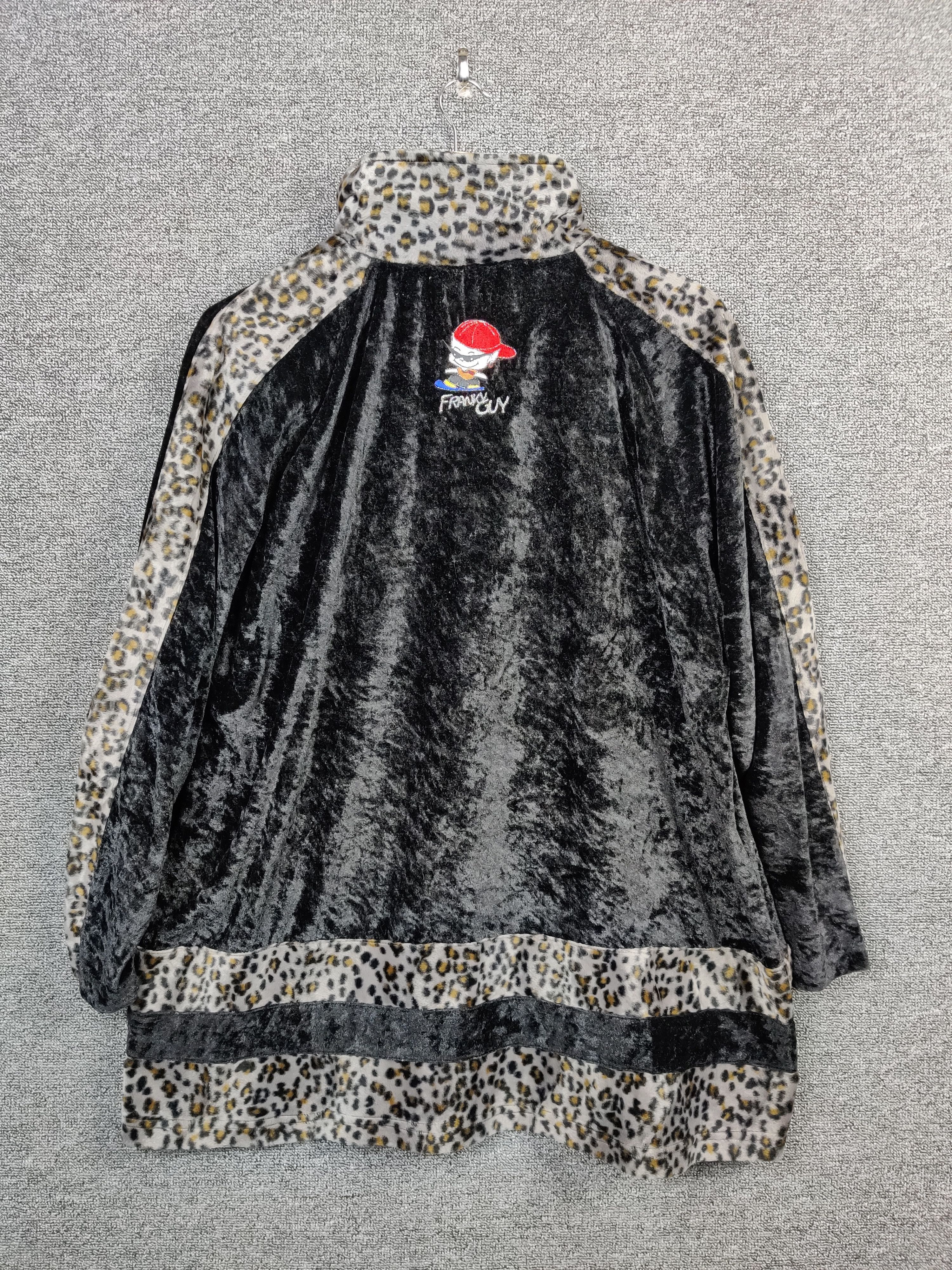Vintage Vintage Frank Guy Leopard Zipper Jacket Size US XXL / EU 58 / 5 - 11 Thumbnail