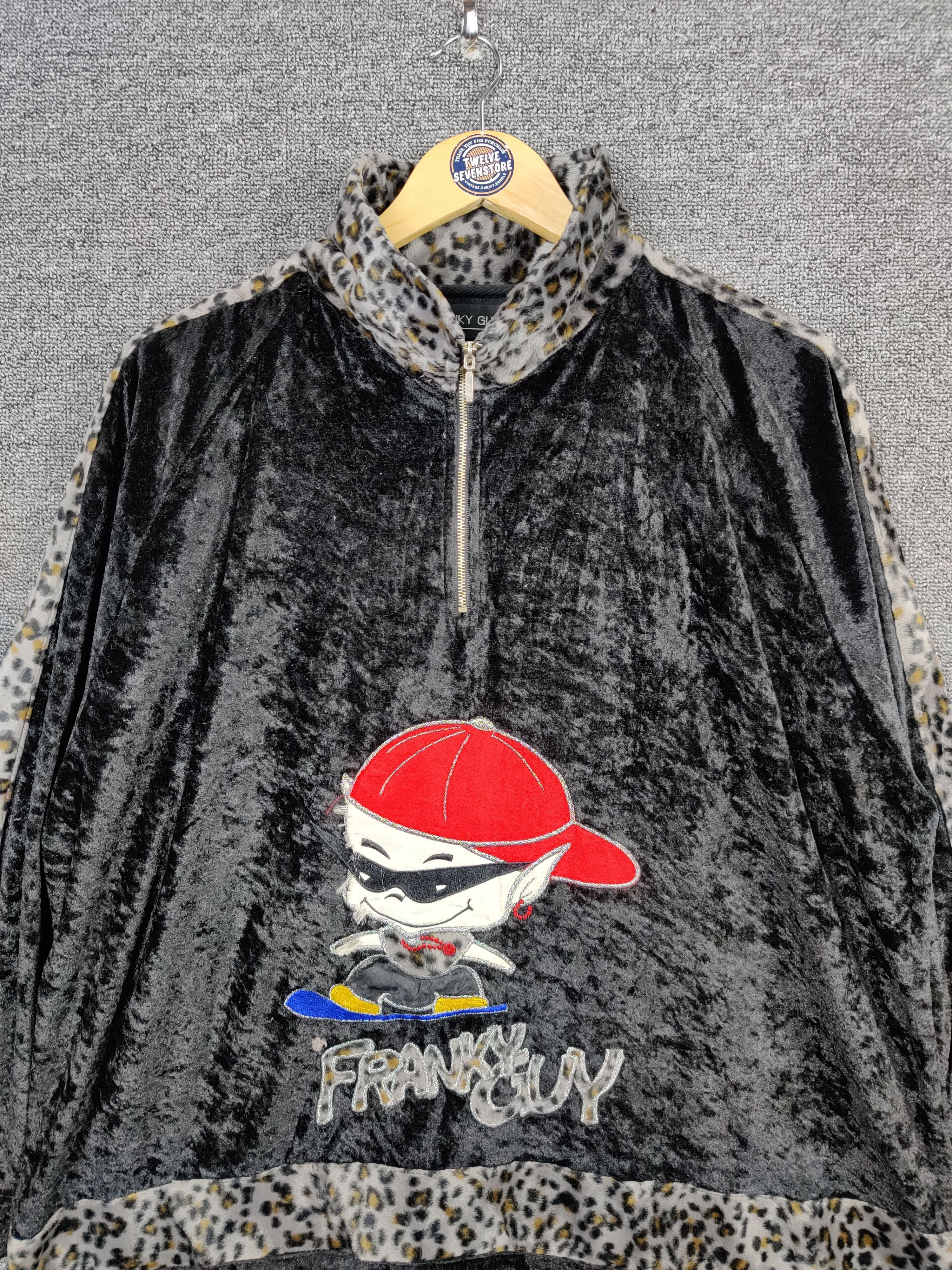 Vintage Vintage Frank Guy Leopard Zipper Jacket Size US XXL / EU 58 / 5 - 4 Thumbnail