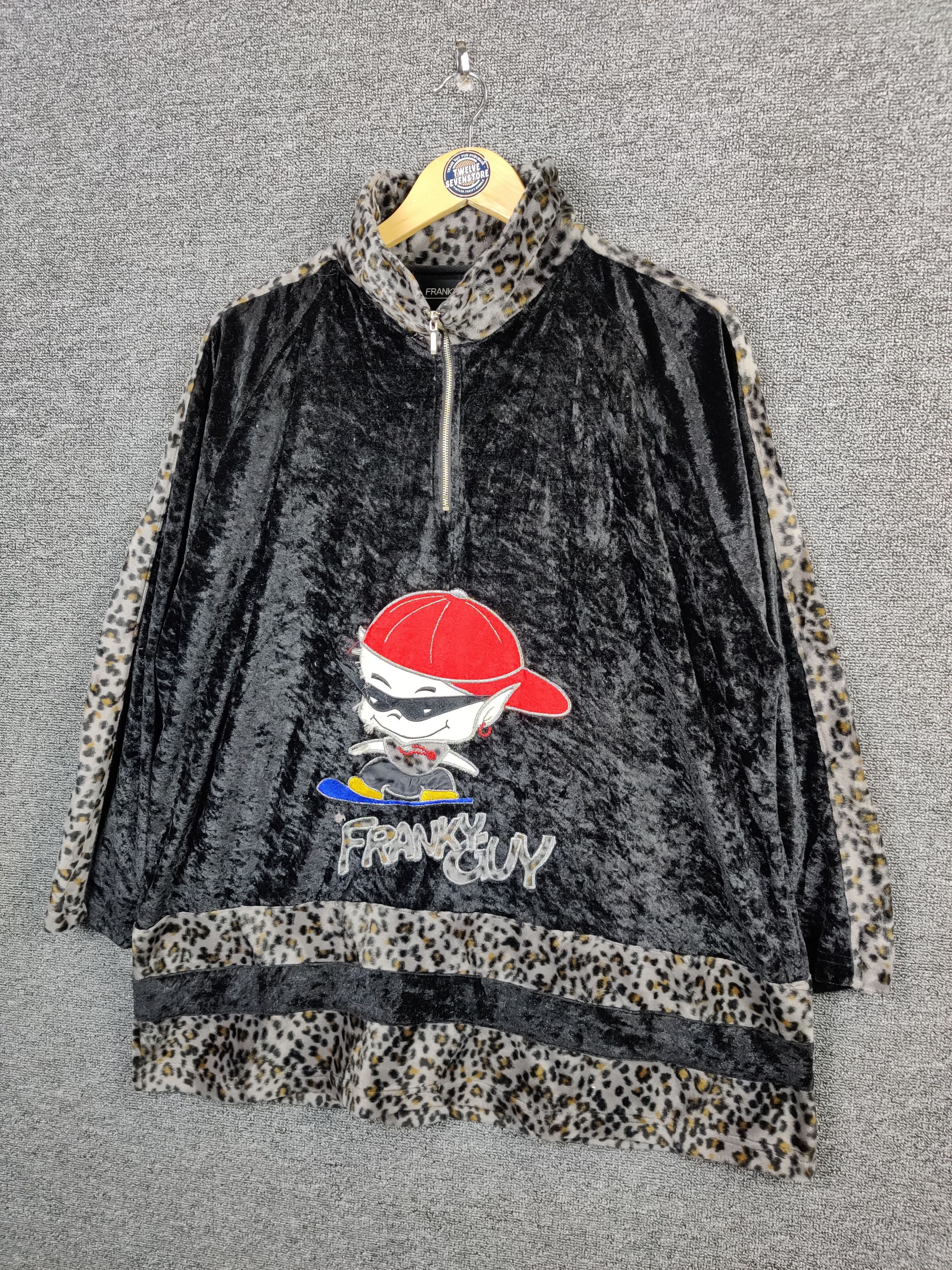 Vintage Vintage Frank Guy Leopard Zipper Jacket Size US XXL / EU 58 / 5 - 2 Thumbnail