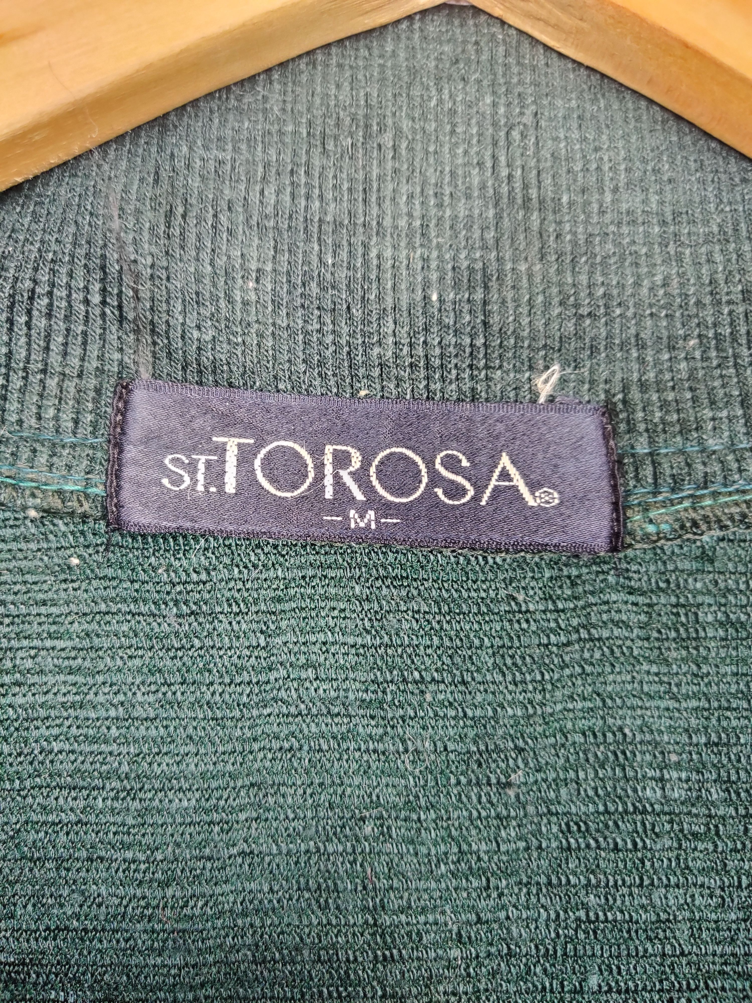 Japanese Brand Vintage St.Torosa Embroidery Half Zipper Sweatshirt Size US M / EU 48-50 / 2 - 7 Thumbnail