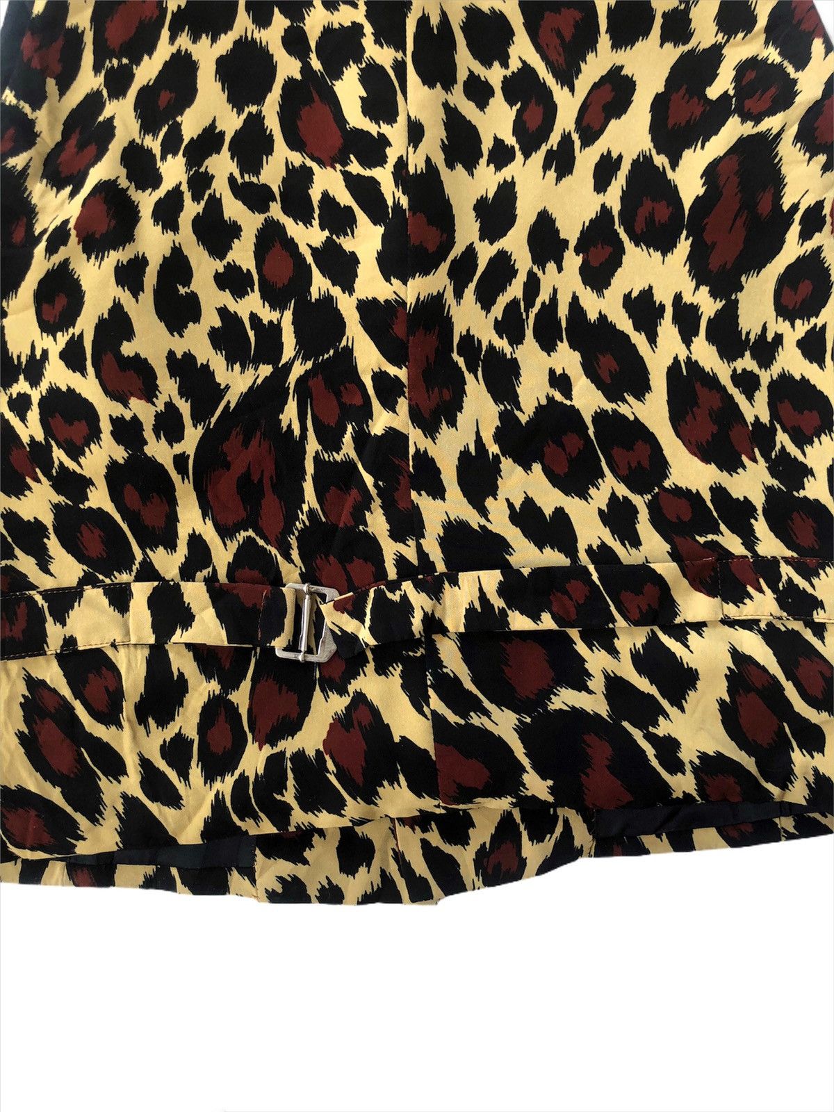 Yohji Yamamoto ARCHIVE🔥80s YOHJI Workshop Jacquard 🐆 Vest Size US S / EU 44-46 / 1 - 5 Thumbnail