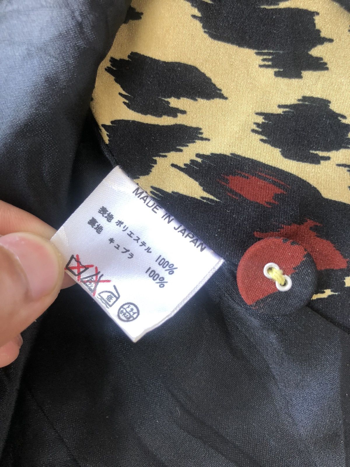 Yohji Yamamoto ARCHIVE🔥80s YOHJI Workshop Jacquard 🐆 Vest Size US S / EU 44-46 / 1 - 7 Thumbnail