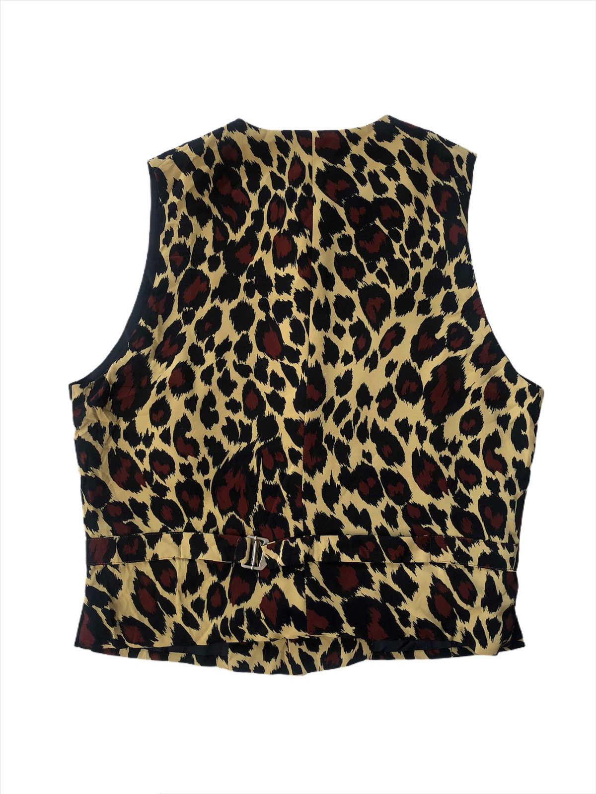 Yohji Yamamoto ARCHIVE🔥80s YOHJI Workshop Jacquard 🐆 Vest Size US S / EU 44-46 / 1 - 4 Thumbnail