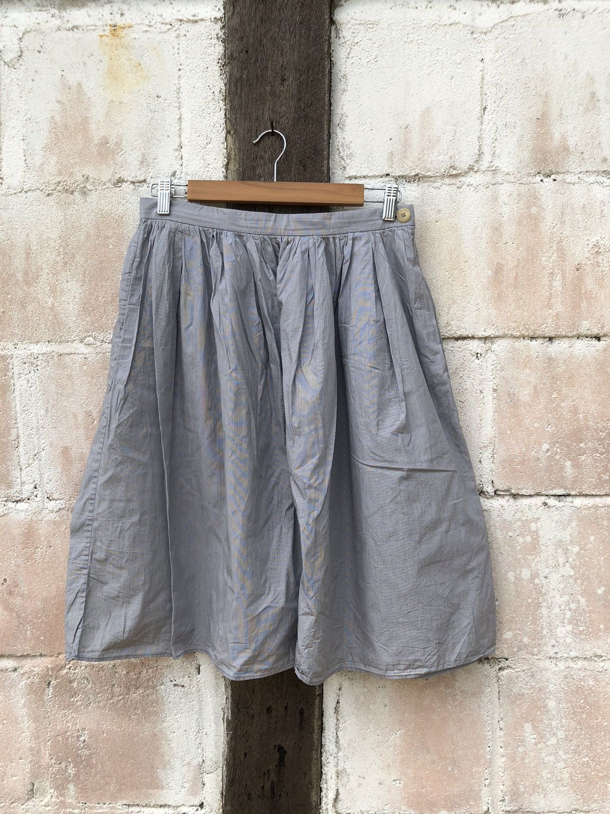 Designer × Margaret Howell 🔥Trompe L’oeil🔥Margaret Howell Midi Skirt Tactical Size 29" - 3 Thumbnail