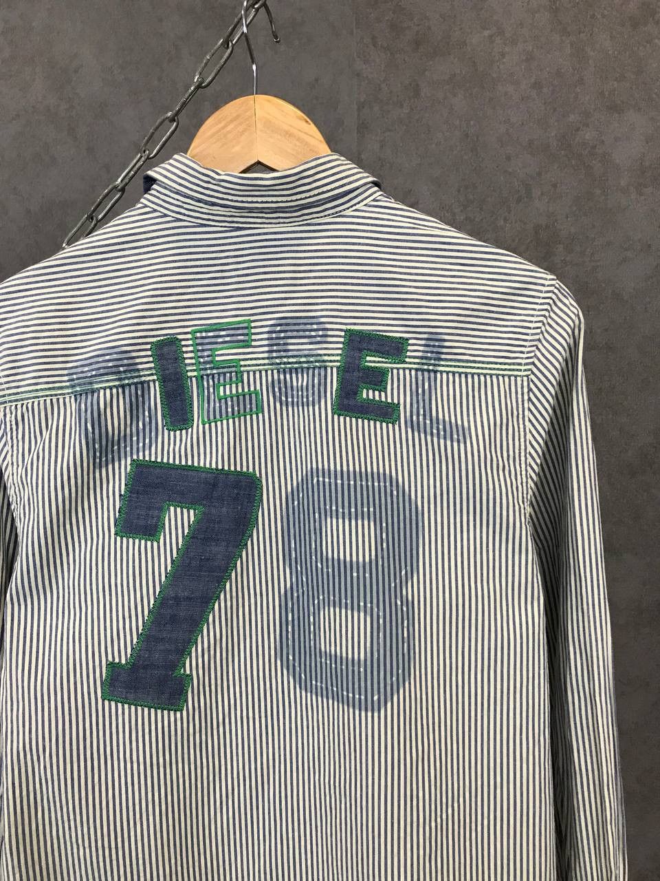 Diesel Diesel striped big logo shirt Size US S / EU 44-46 / 1 - 5 Thumbnail
