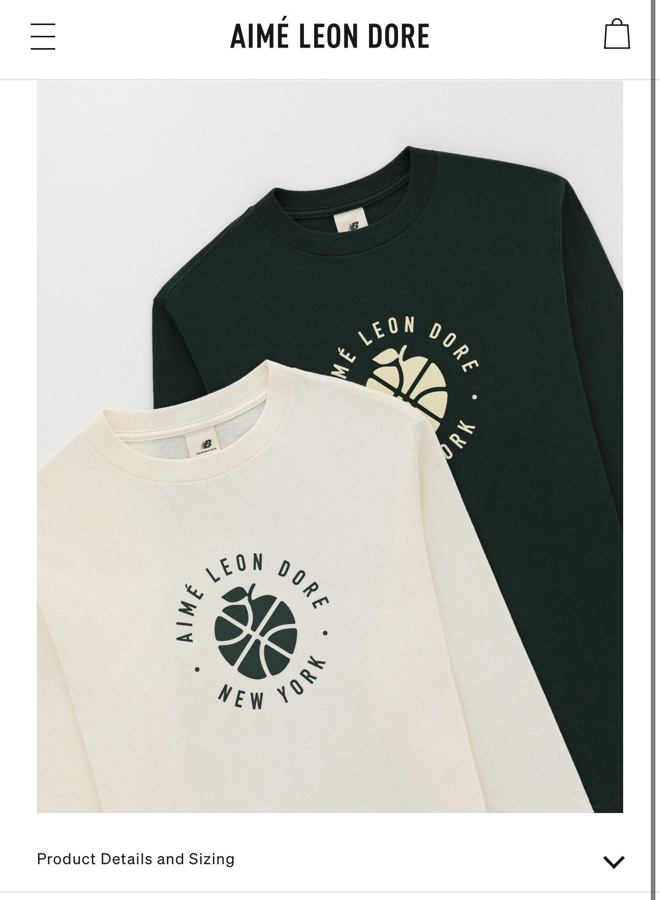 Aime Leon Dore × New Balance NEW Aime Leon Dore x New Balance Long Sleeve Medium Size US M / EU 48-50 / 2 - 9 Thumbnail