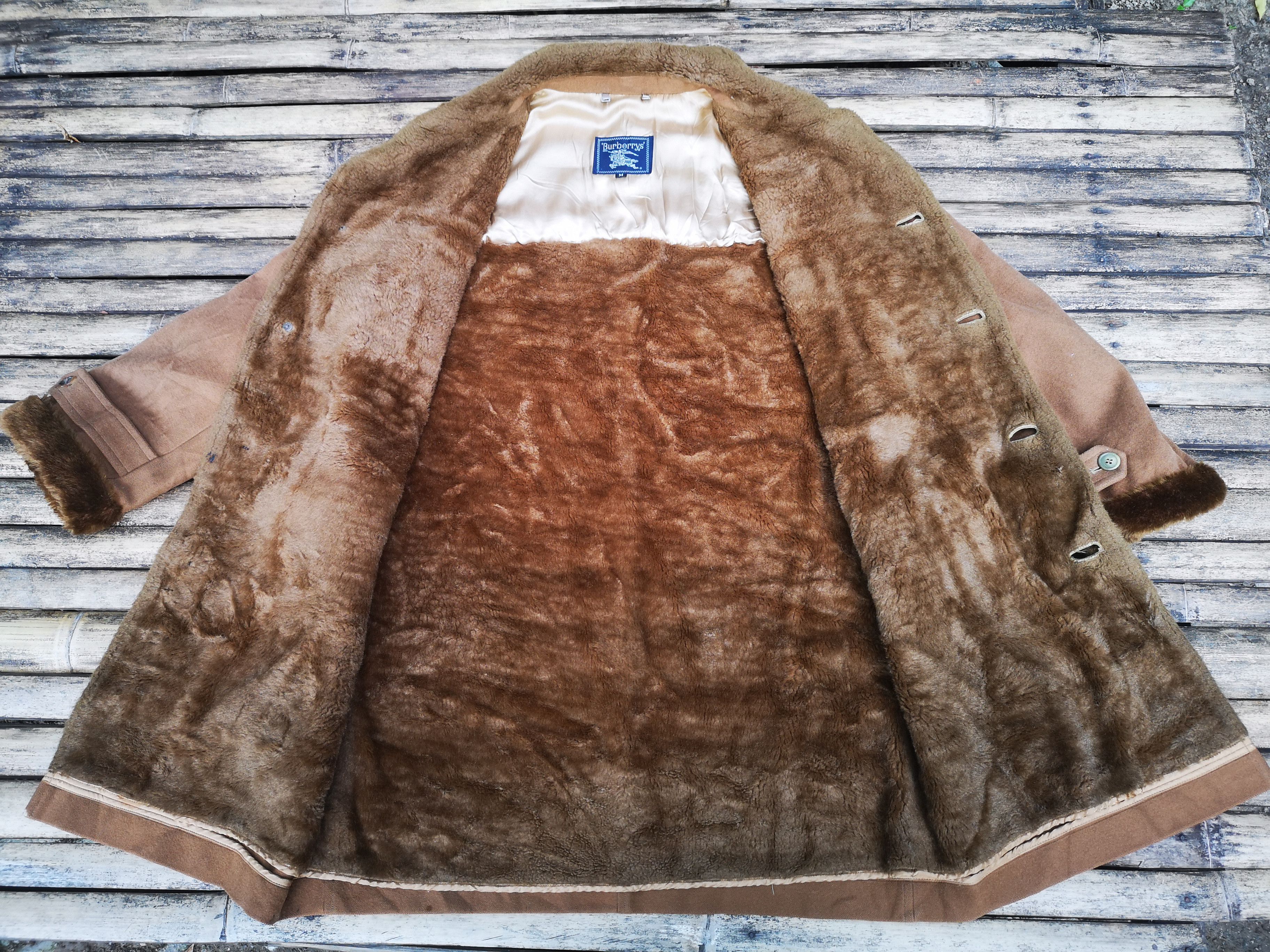 Burberry Vintage Burberrys Long Coat Faux Fur By wool Size US M / EU 48-50 / 2 - 7 Thumbnail