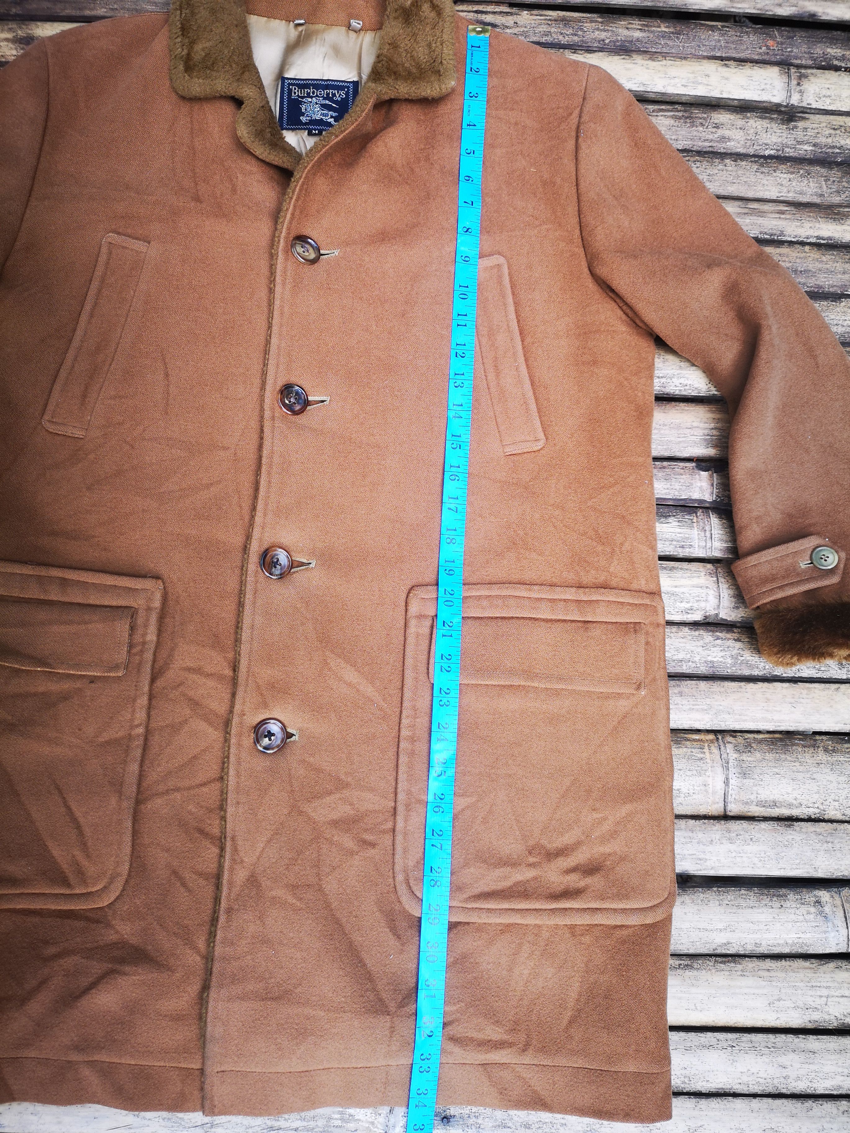 Burberry Vintage Burberrys Long Coat Faux Fur By wool Size US M / EU 48-50 / 2 - 17 Thumbnail