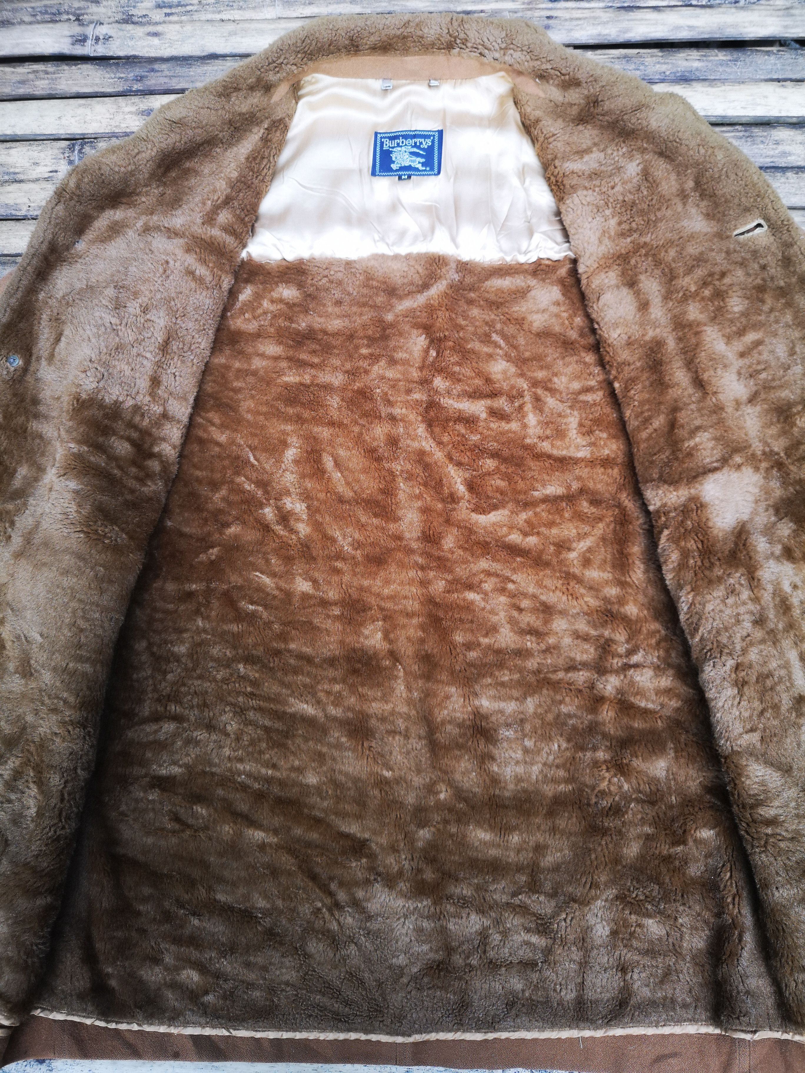 Burberry Vintage Burberrys Long Coat Faux Fur By wool Size US M / EU 48-50 / 2 - 8 Thumbnail