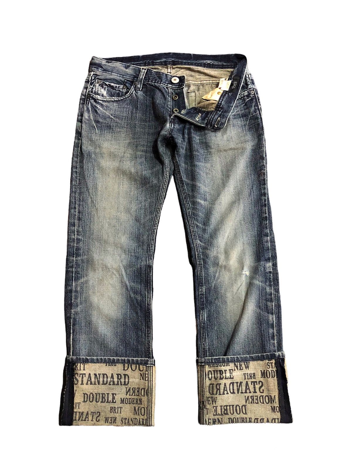 5351 POUR LES HOMMES × If Six Was Nine × Le Grande Bleu (L.G.B.) 2000's Edge by Rupert statement printed denim Size US 32 / EU 48 - 2 Thumbnail