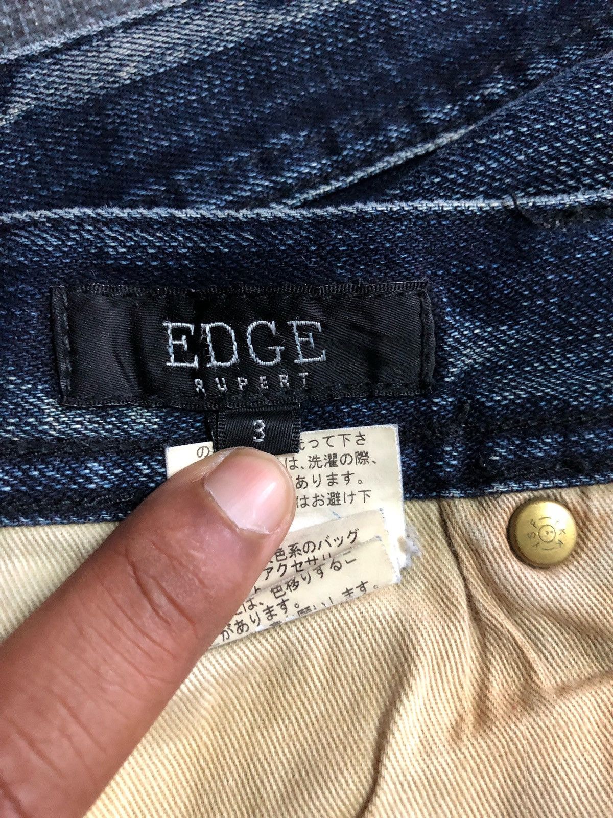 5351 POUR LES HOMMES × If Six Was Nine × Le Grande Bleu (L.G.B.) 2000's Edge by Rupert statement printed denim Size US 32 / EU 48 - 14 Thumbnail