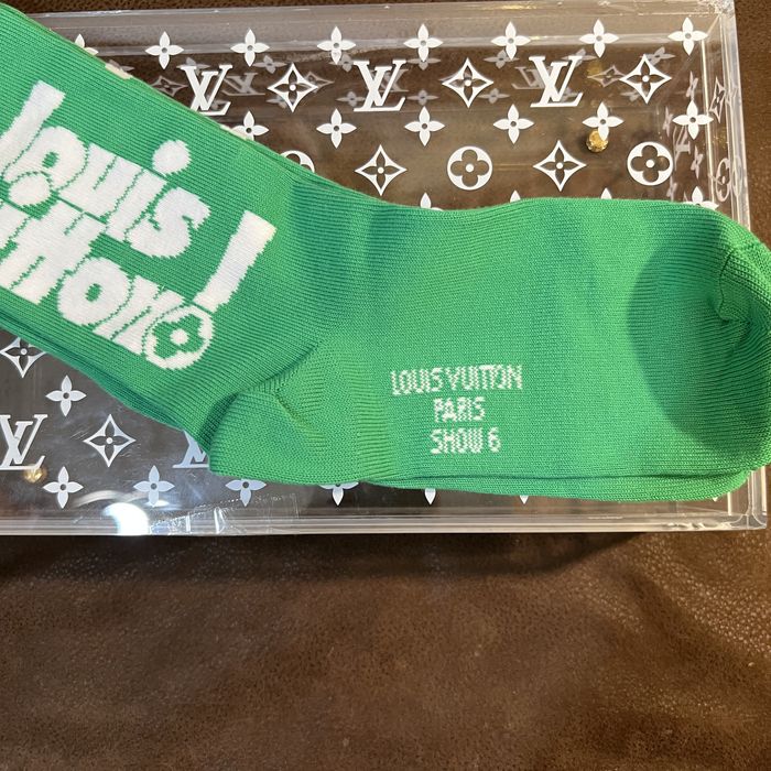 LOUIS VUITTON PARIS LV ARCHIVES 1 OF 6 SOCKS NO BOX VIRGIL ABLOH SEASON 1-6