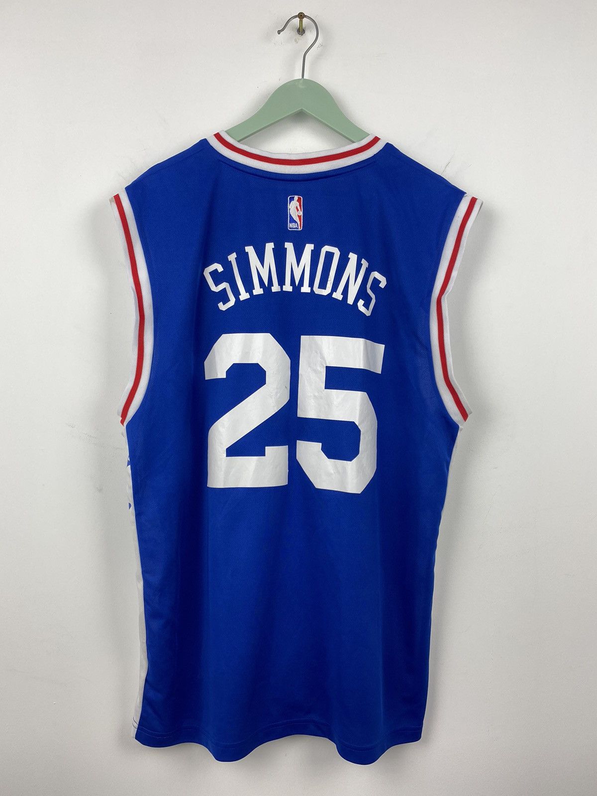 Adidas Ben Simons Philadelphia 76ers Phila Adidas Jersey Lakers Size US L / EU 52-54 / 3 - 7 Thumbnail